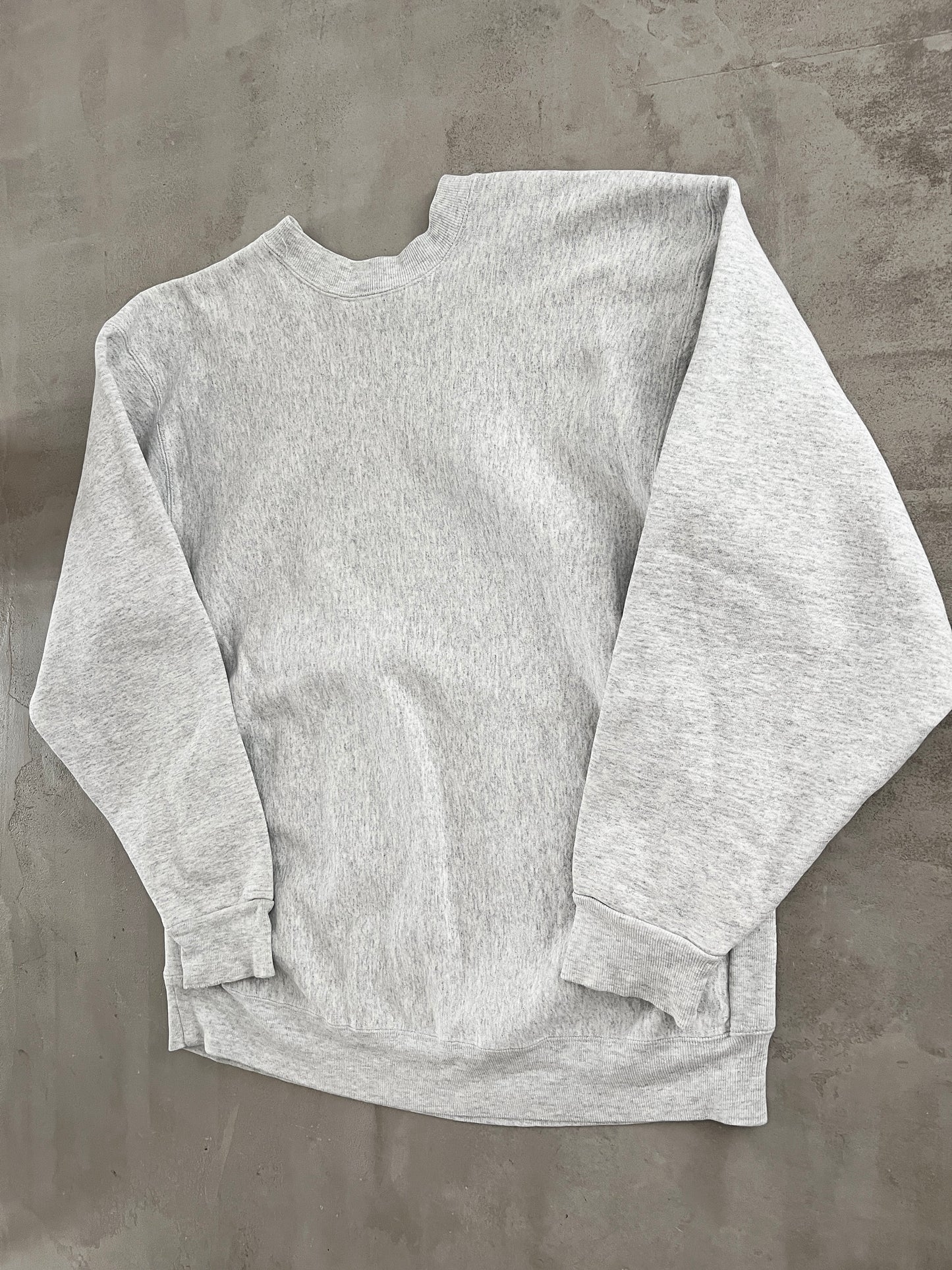 GREY CARHARTT SWEATER - 1990S - L/XL