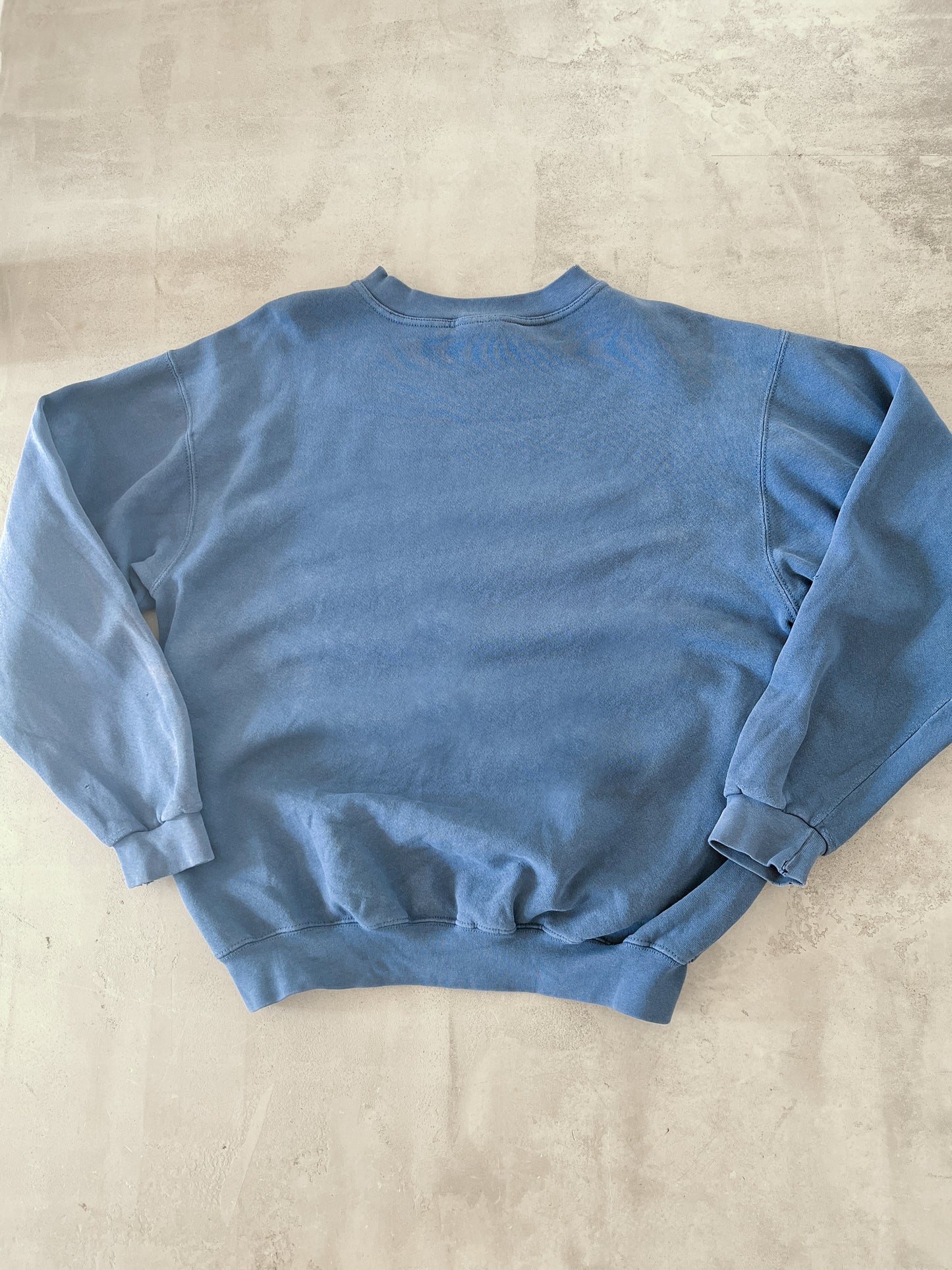 BLUE NIKE SWEATER - 1990S - M