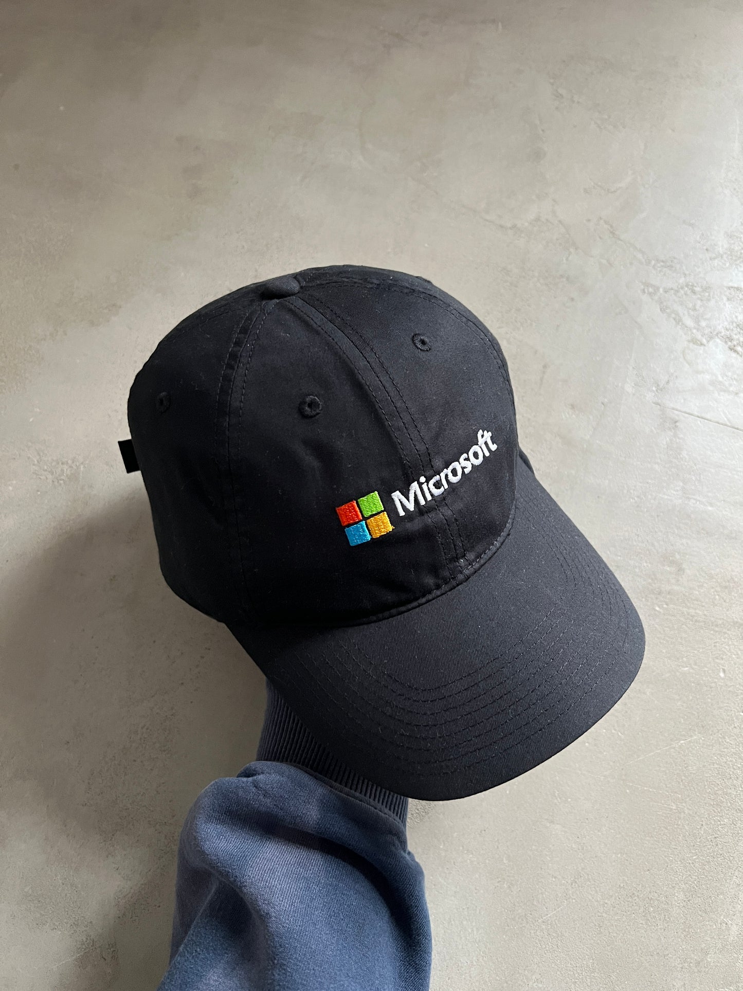 BLACK MICROSOFT X NIKE GOLF CAP - 2000S