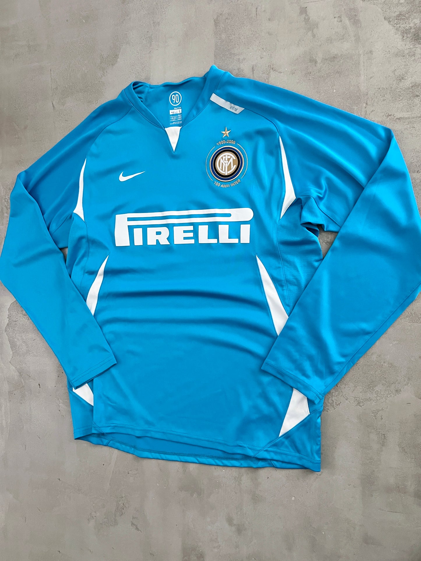 BABY BLUE INTER MILAN LONGSLEEVE - 2000S - XL