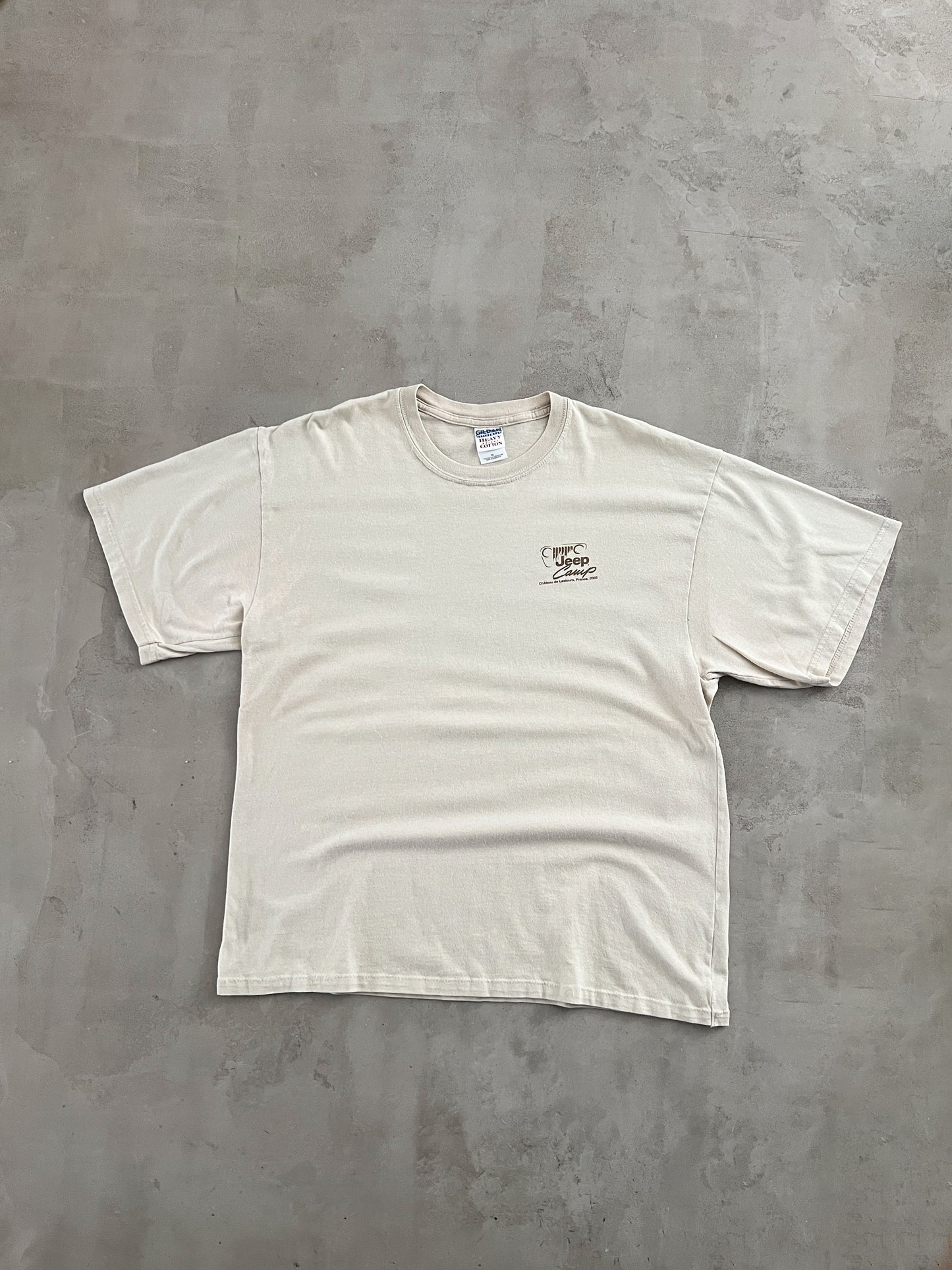 CREME JEEP FRANCE TEE - 2005 - L