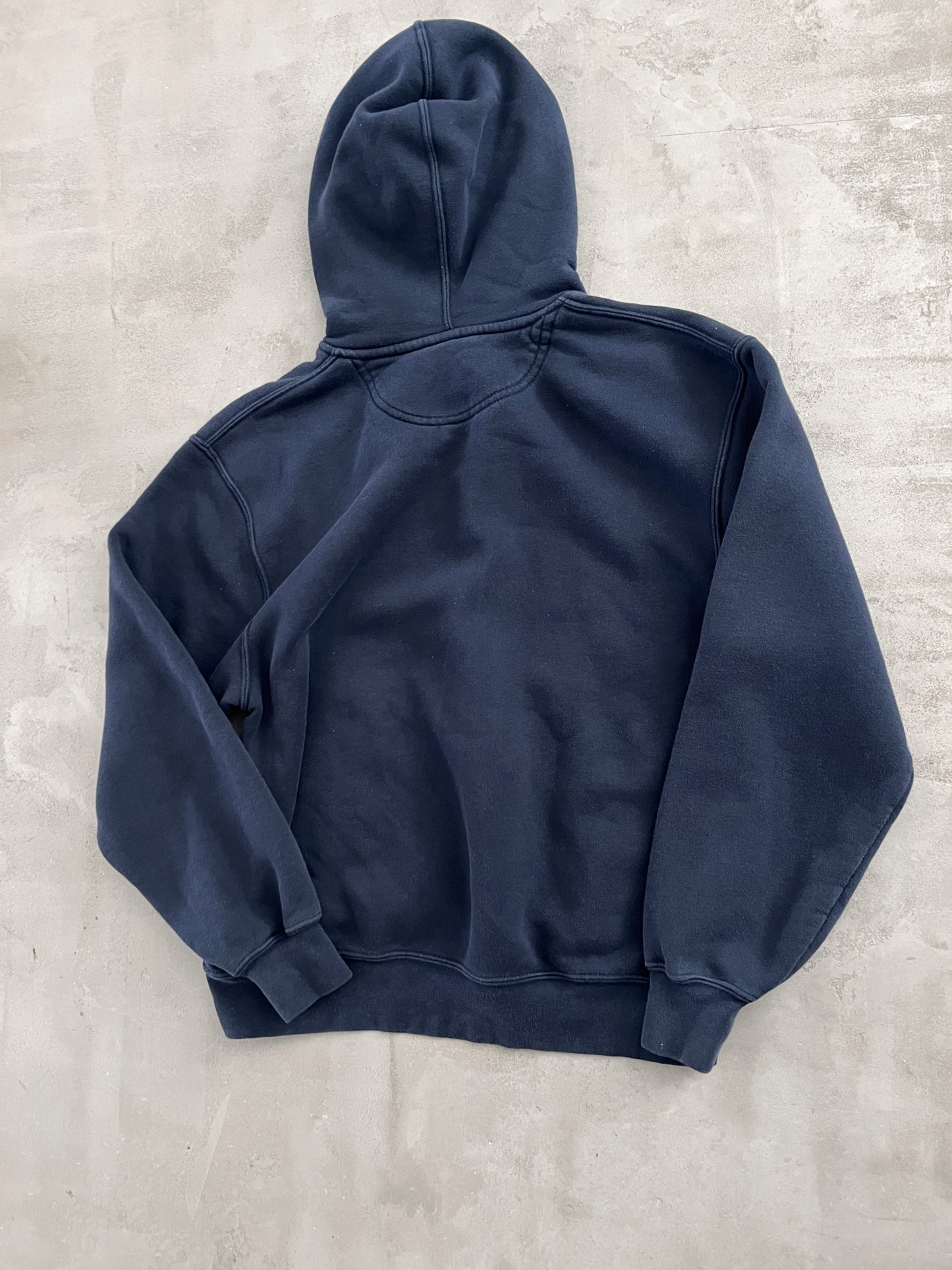 NAVY APPLE PROMO HOODIE - 1990S - M/S