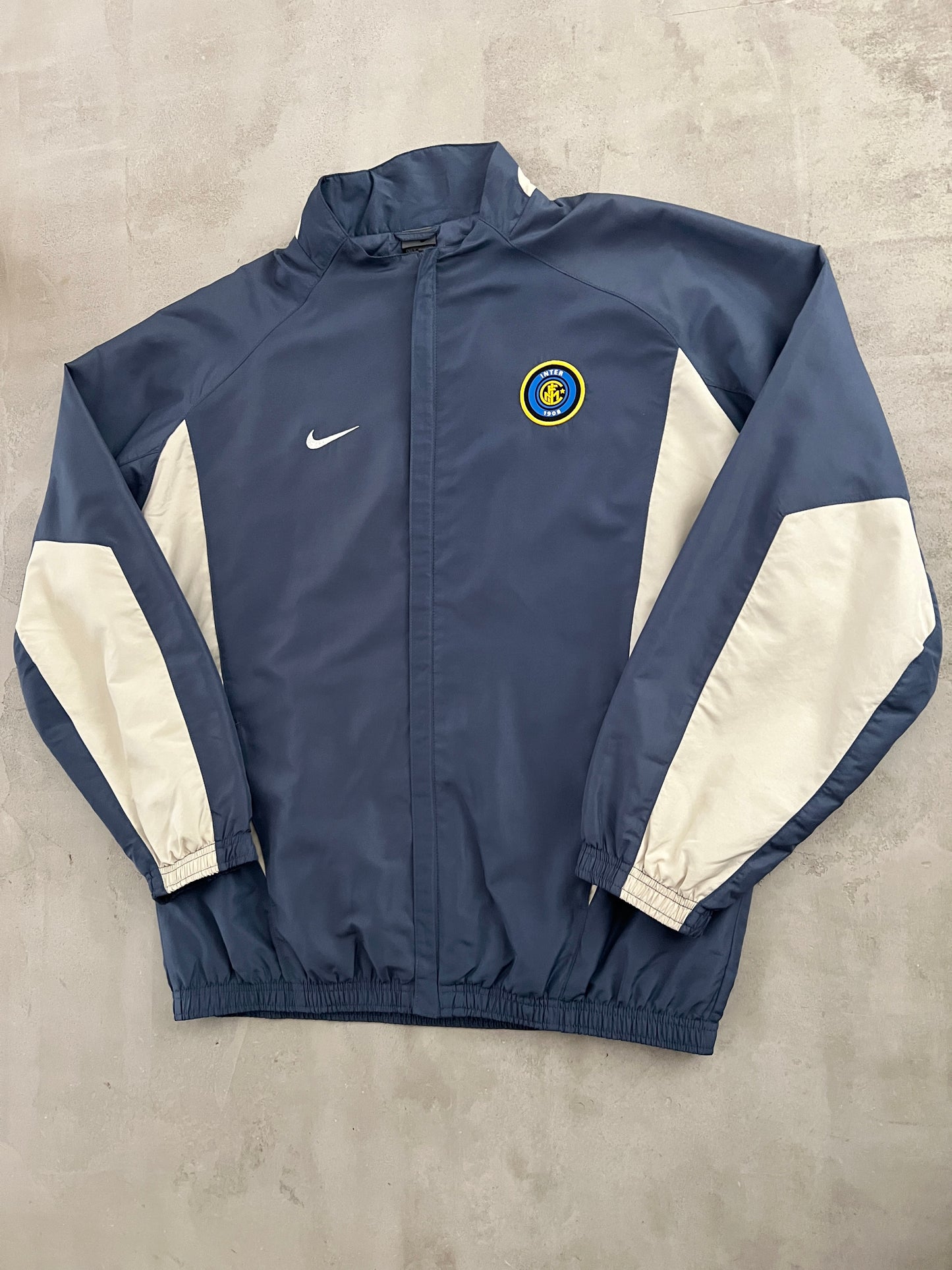 NAVY/CREME INTER MILAN NIKE JACKET - 2000S - L/M