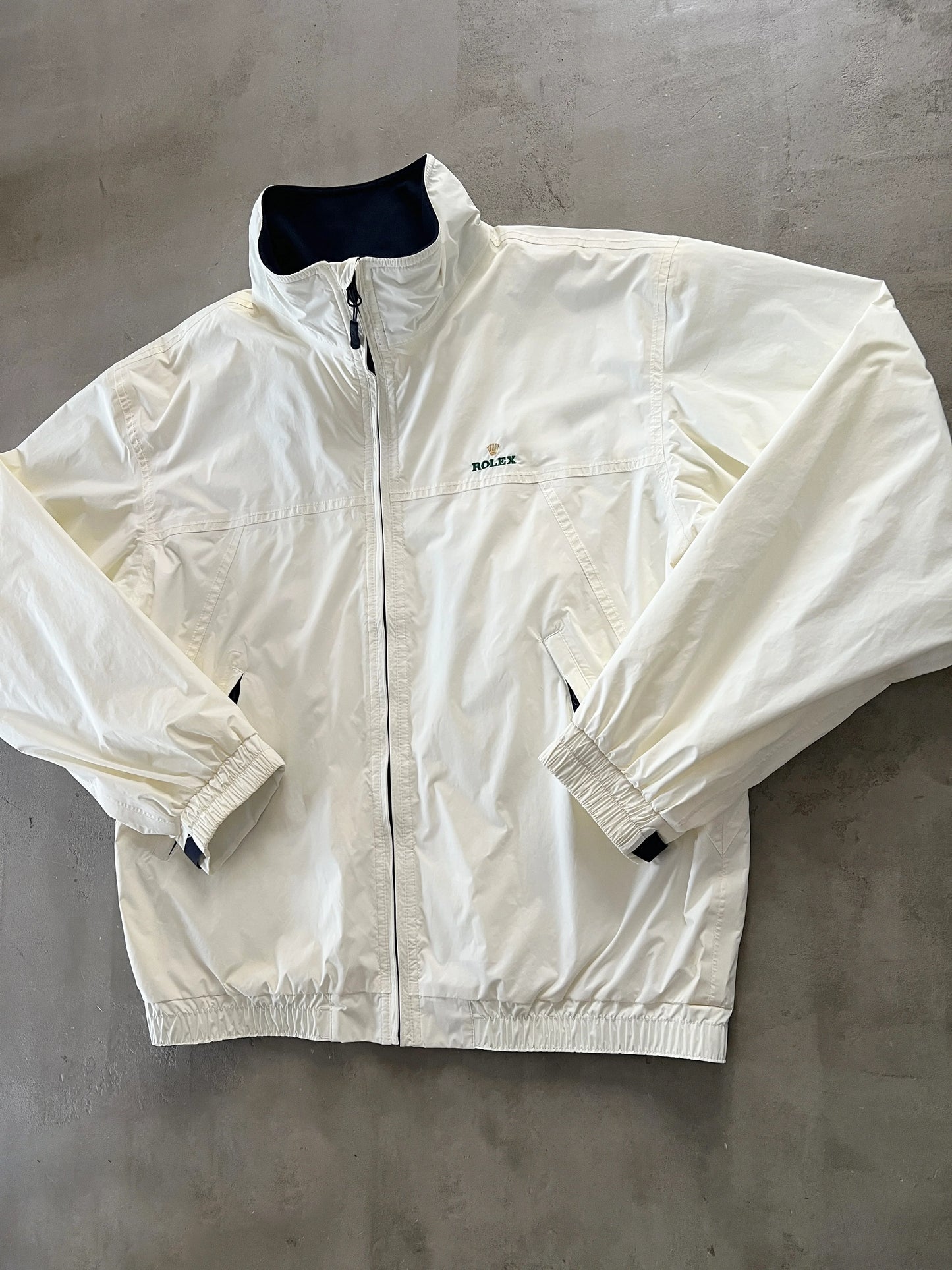 CREME ROLEX YACHT JACKET - 2000S - M