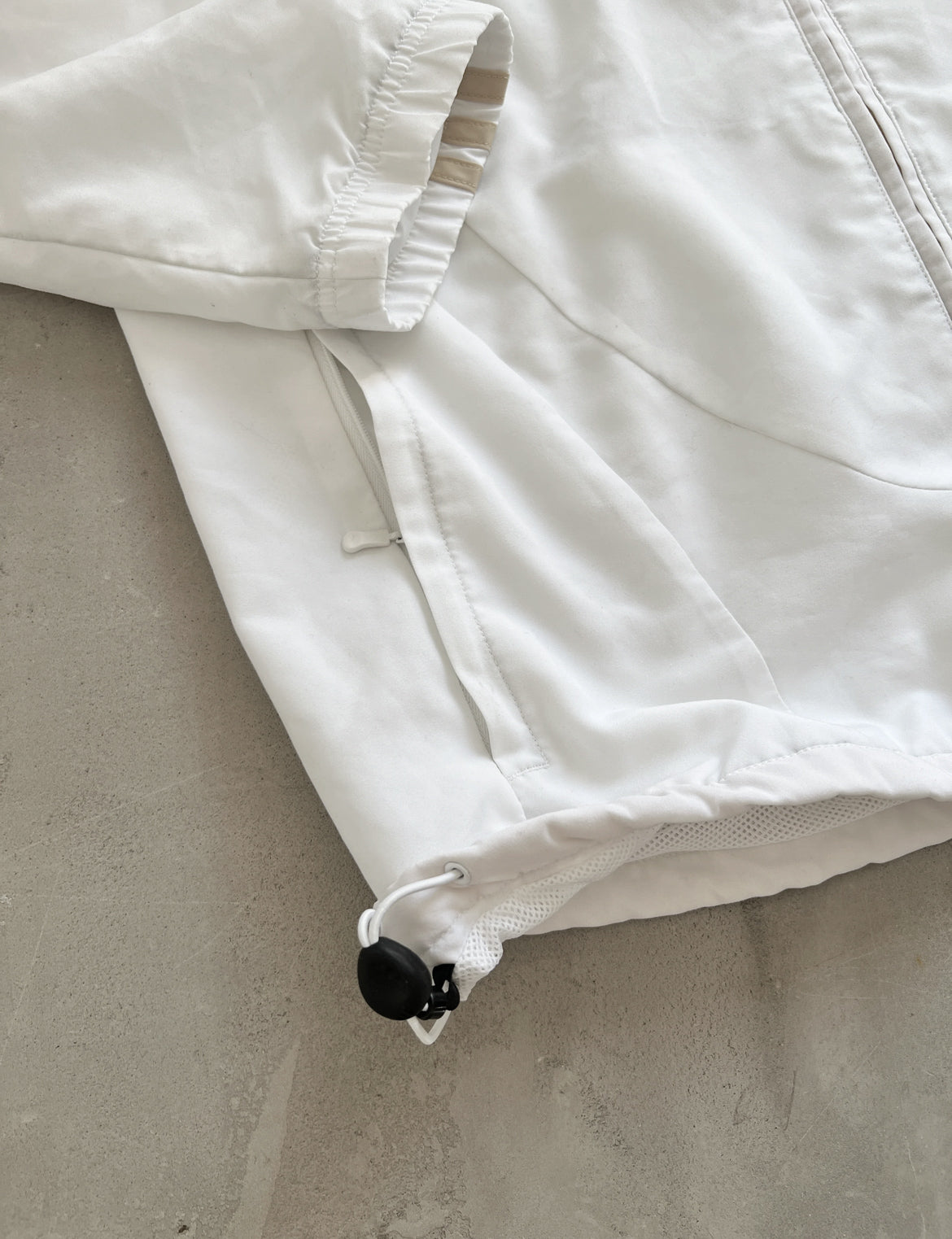 WHITE GERMANY ADIDAS TRACK JACKET - 2000S - XL