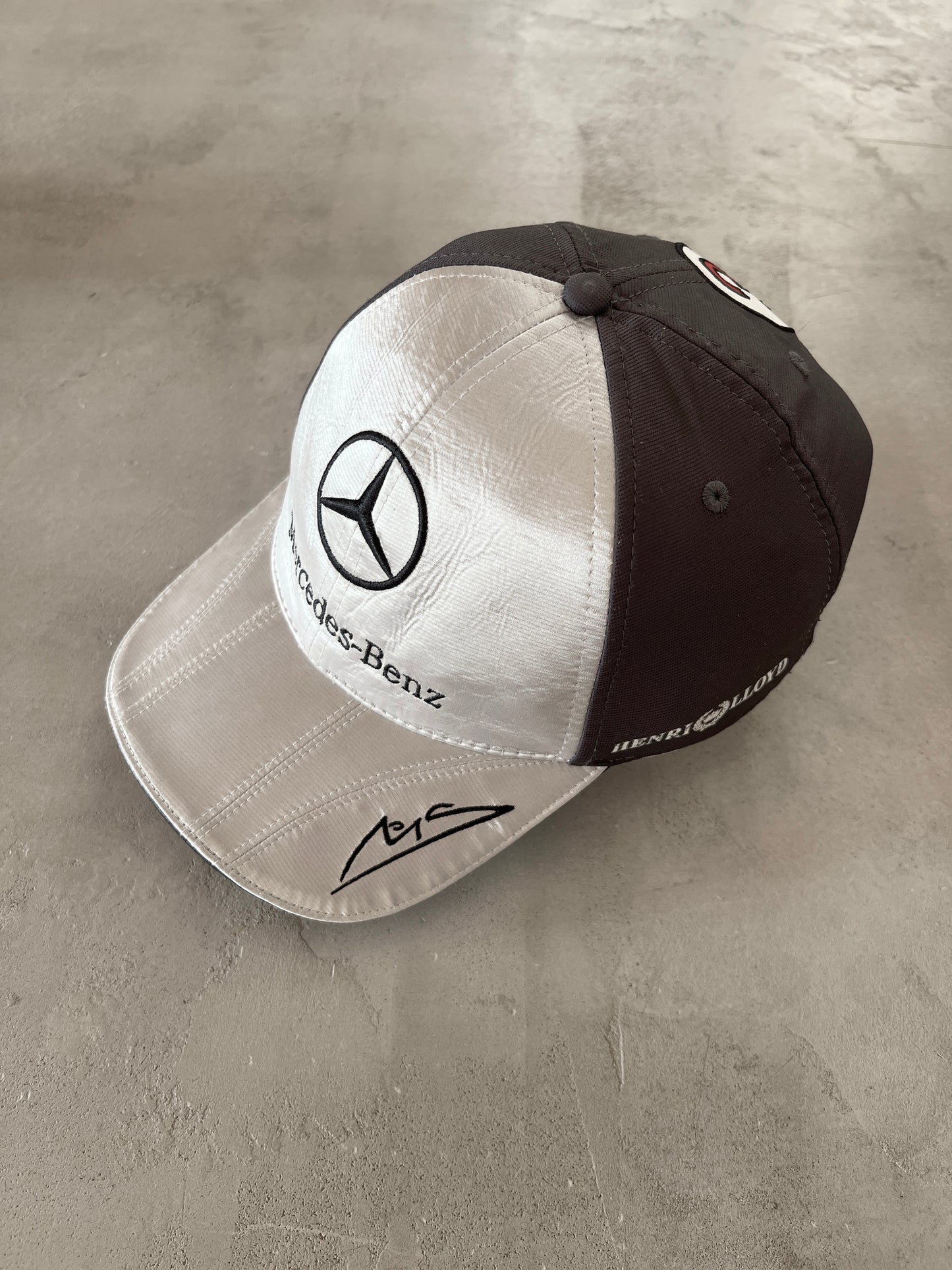 SILVER MERCEDES BENZ RACING CAP - 2000S