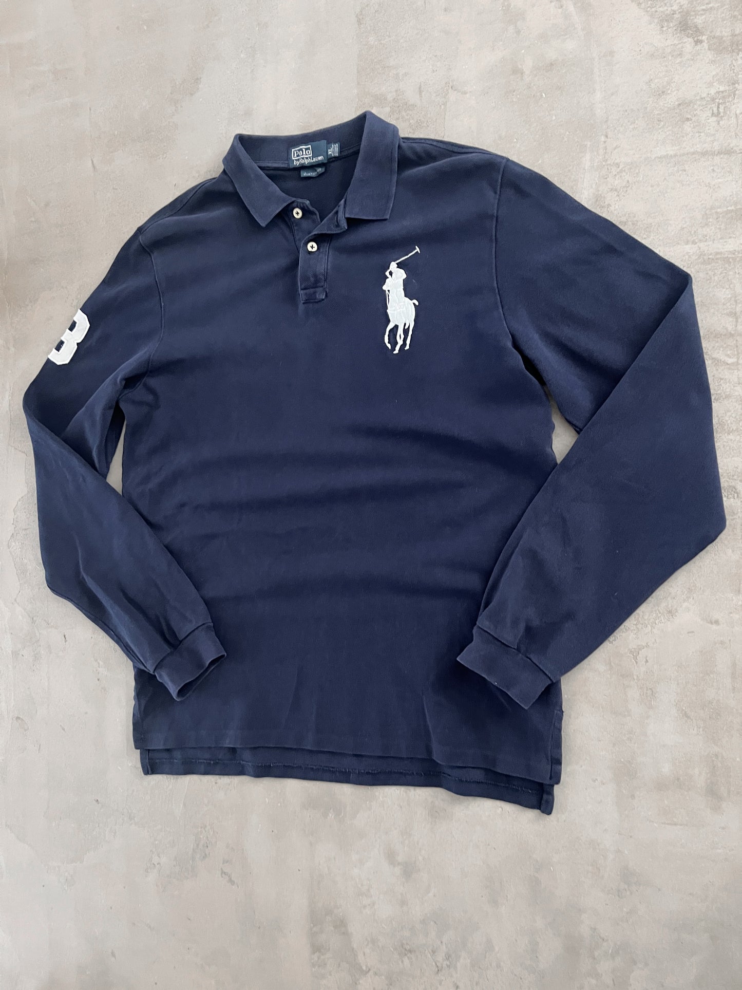 NAVY RALPH LAUREN LONGLSEEVE - 2000S - XL/L