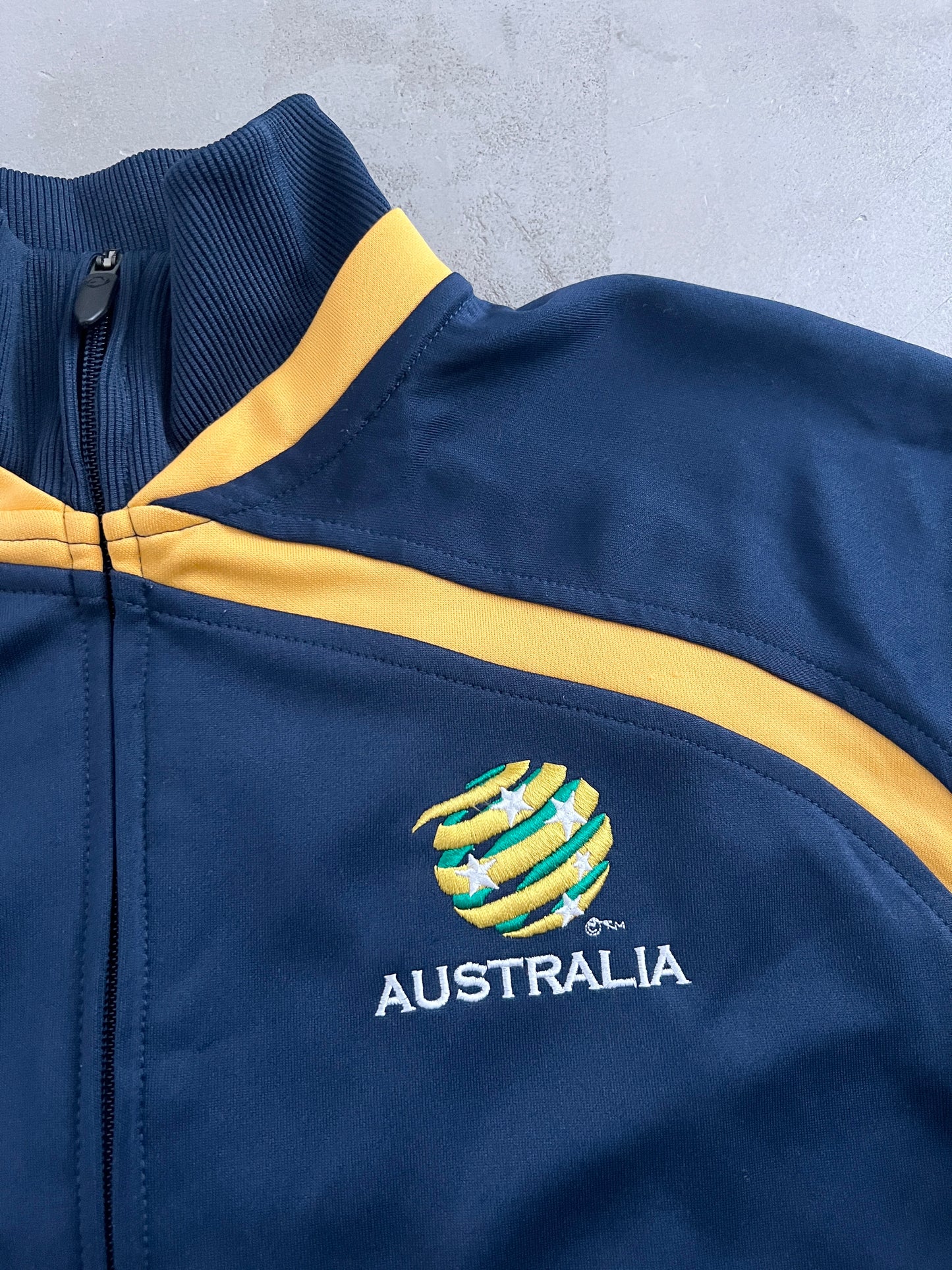 NAVY AUSTRALIA FOOTBALL NIKE JACKET - 2000S - L