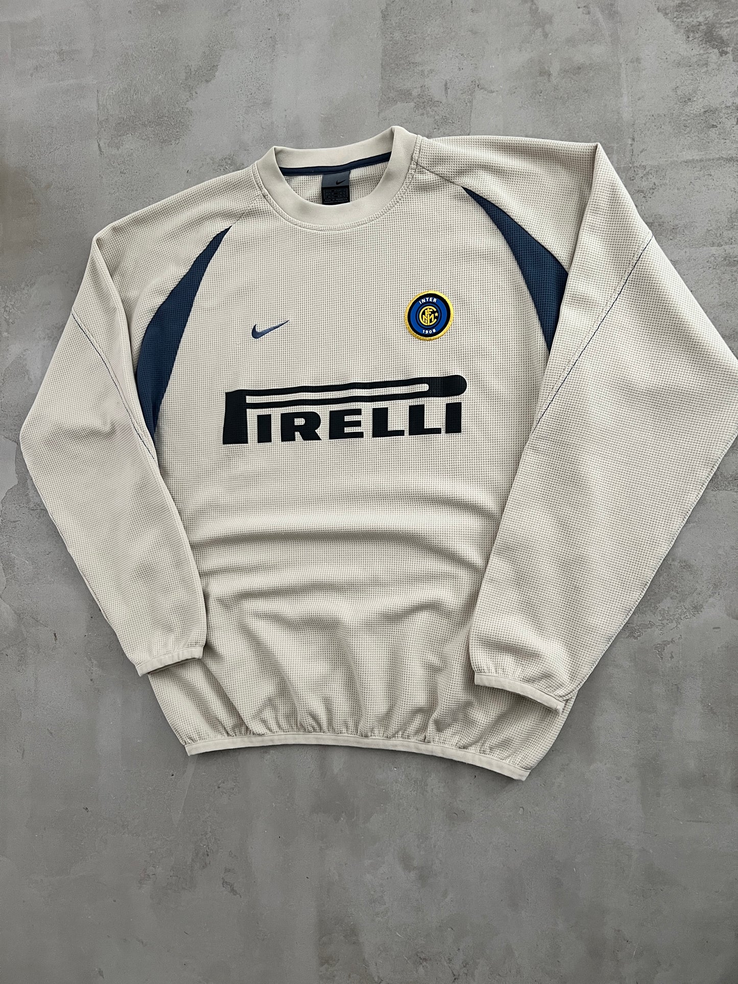 CREME INTER MILAN SWEATER - 2000S - L/M