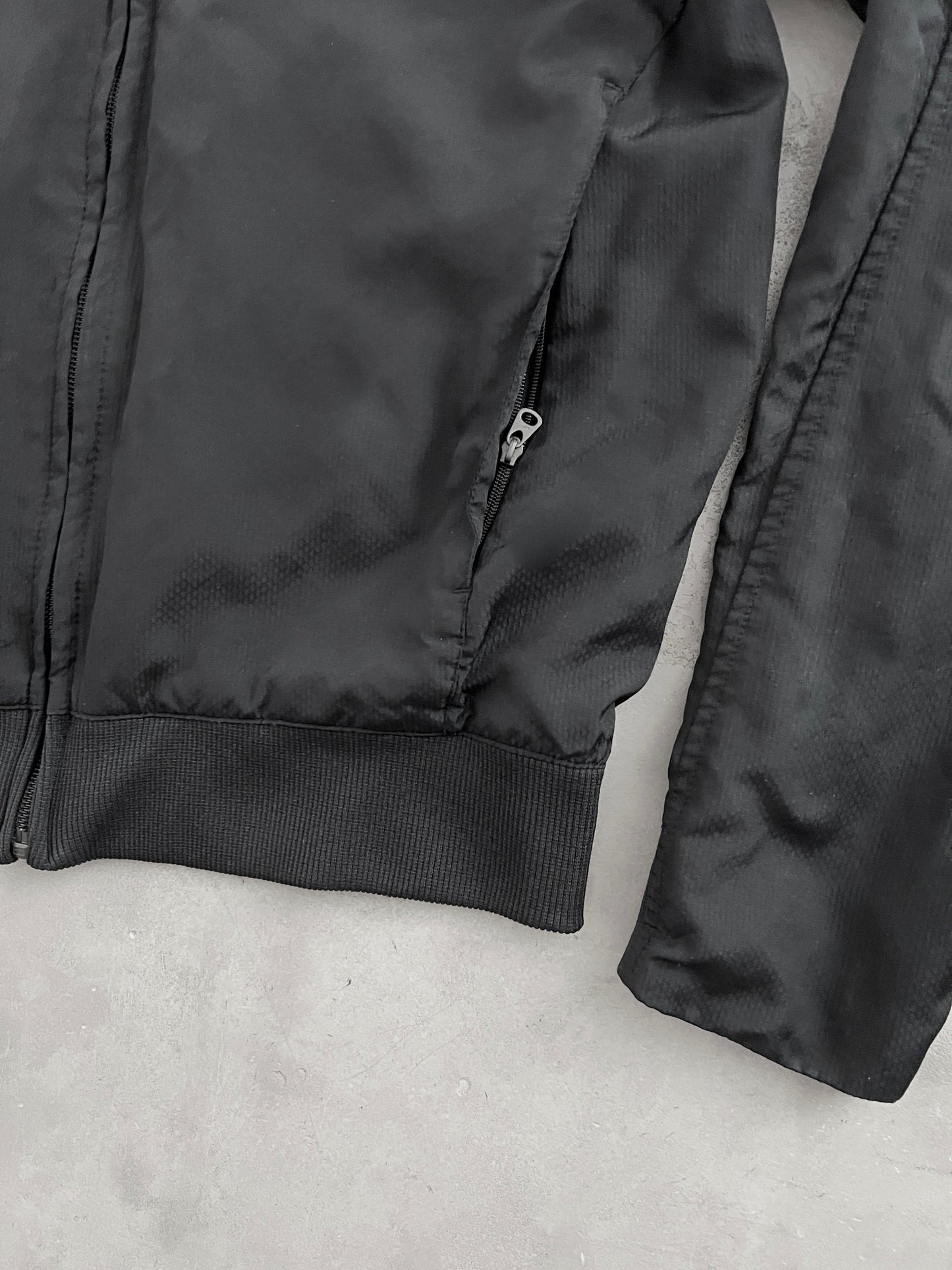 BLACK MANCHESTER UNITED NIKE JACKET - 2000S - S