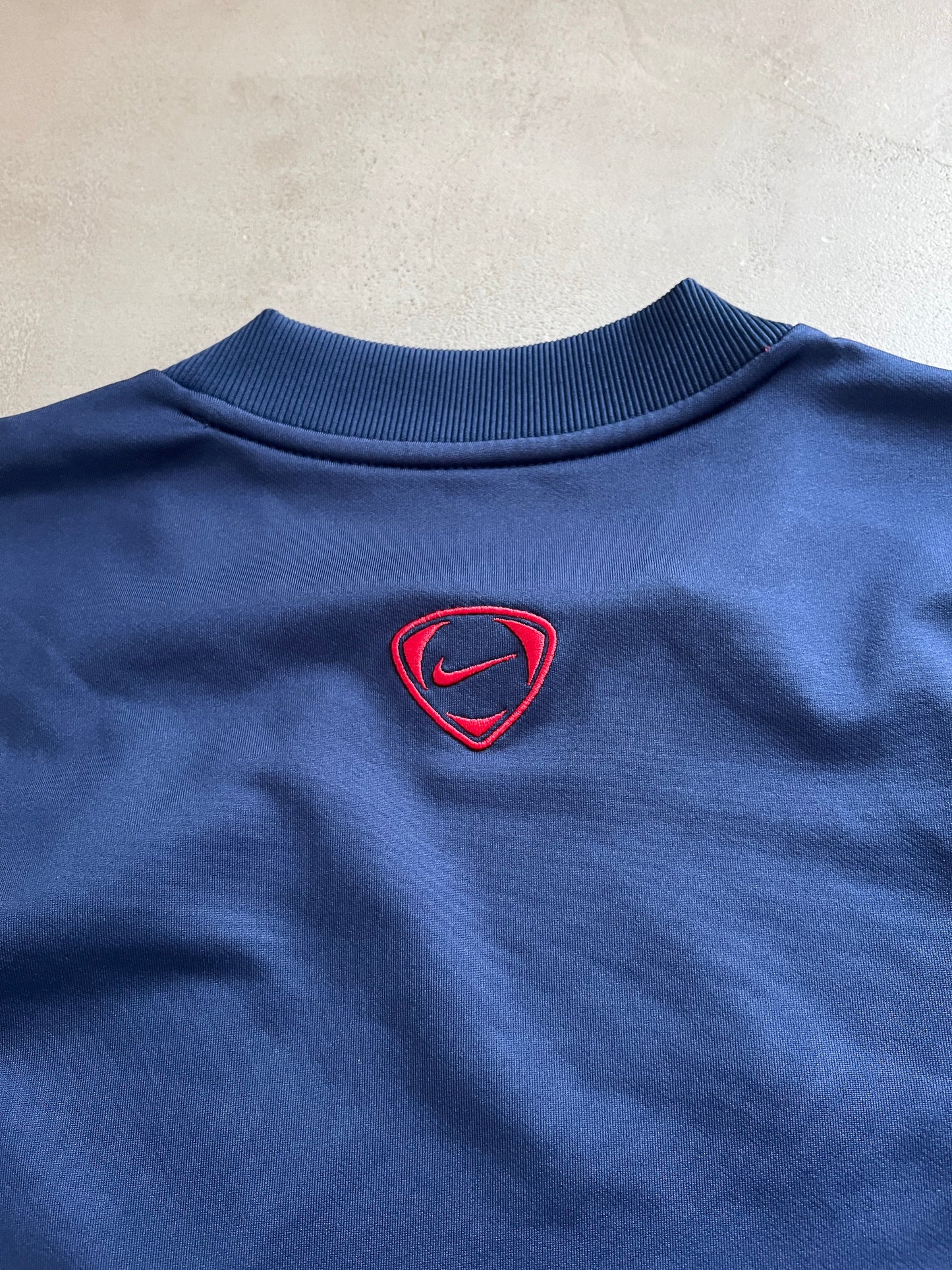 NAVY FC BARCELONA NIKE SWEATER - 2000S - XL/L