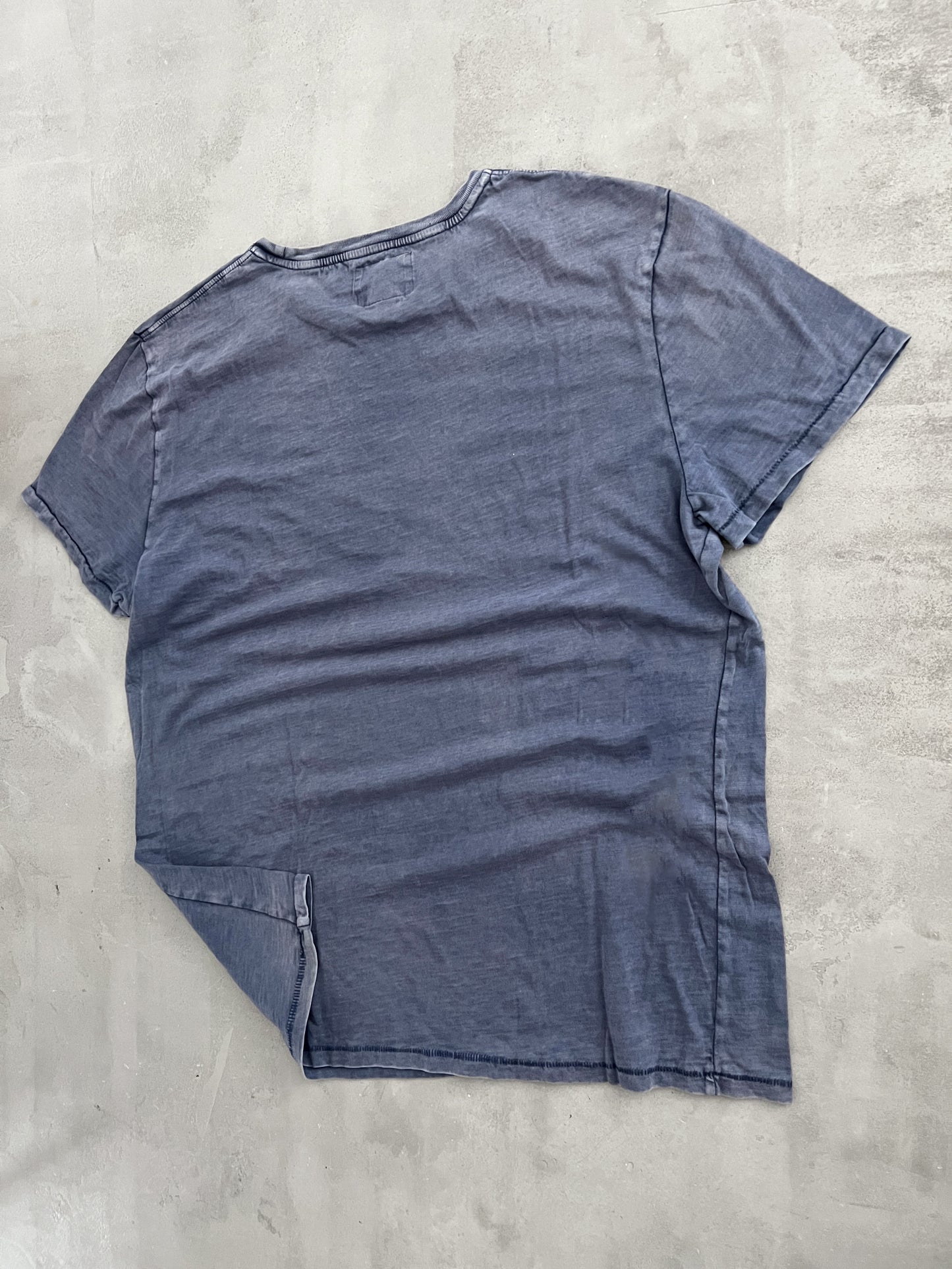 FADED NAVY POLO RALPH LAUREN TEE - 1990S - XL