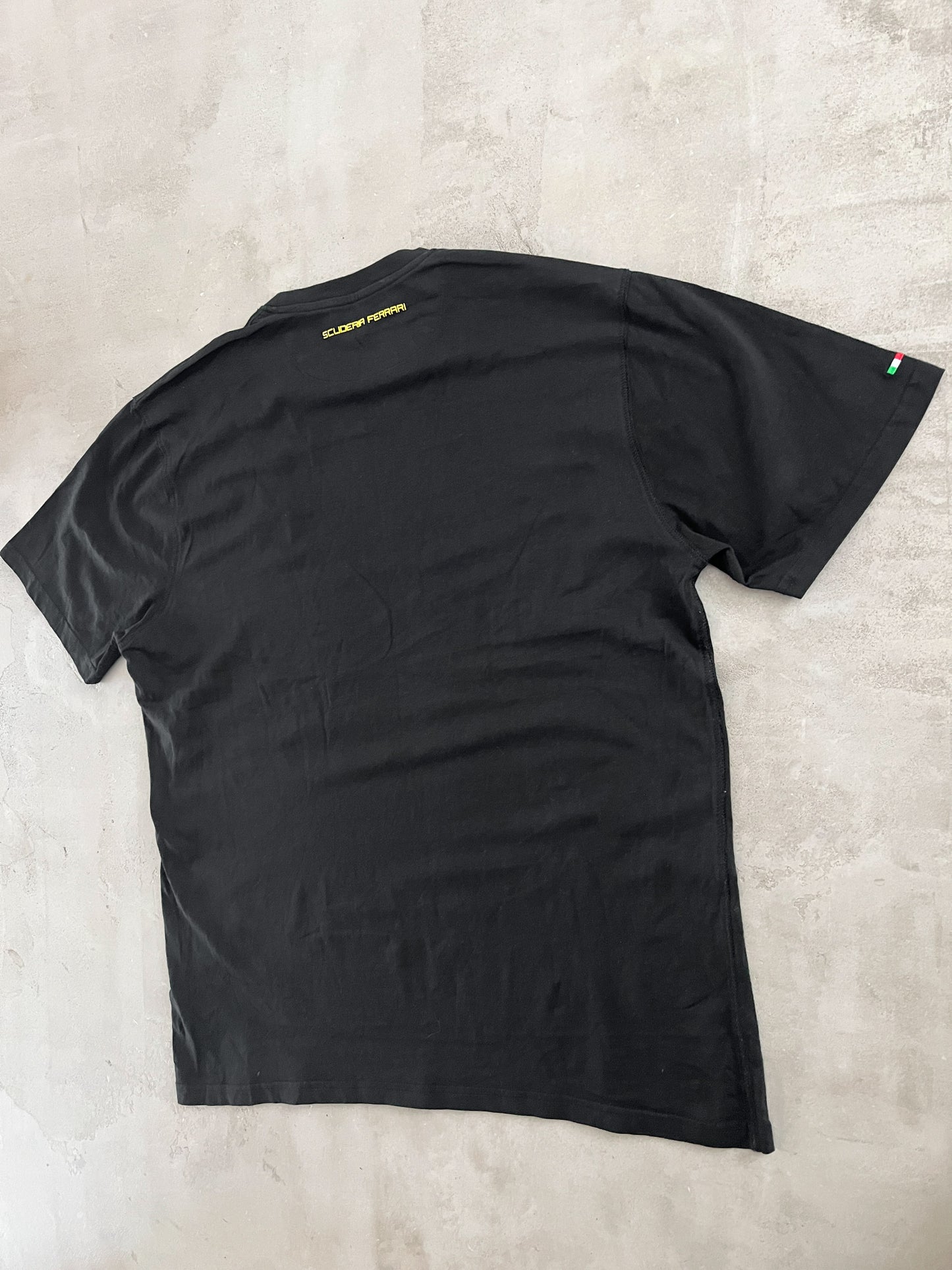 BLACK FERRARI TEE - 2000S - L