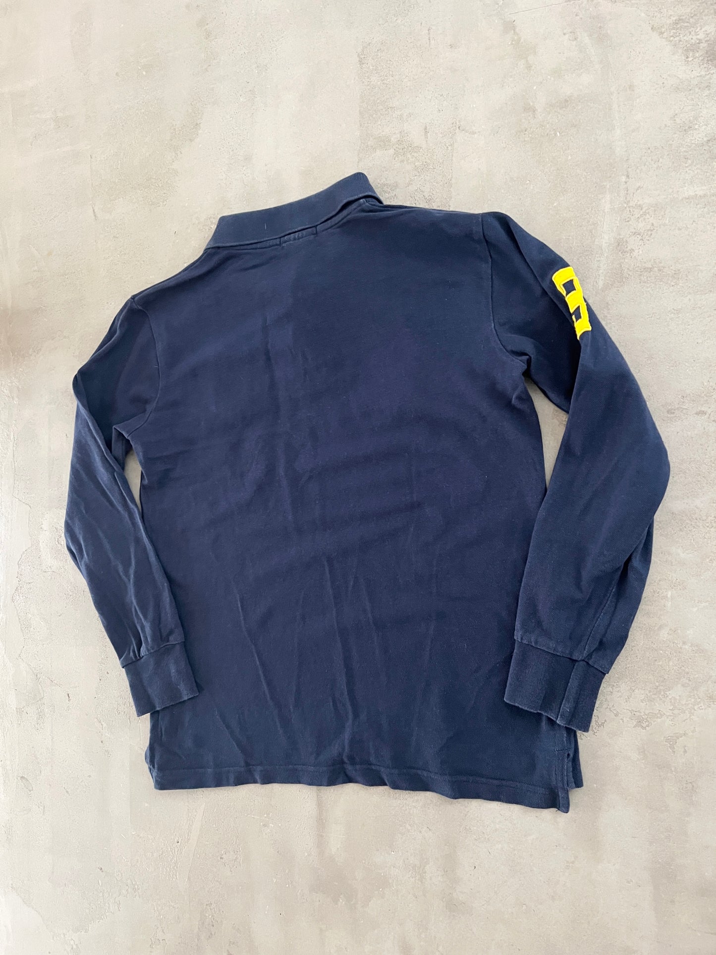 NAVY RALPH LAUREN LONGSLEEVE - 2000S - S