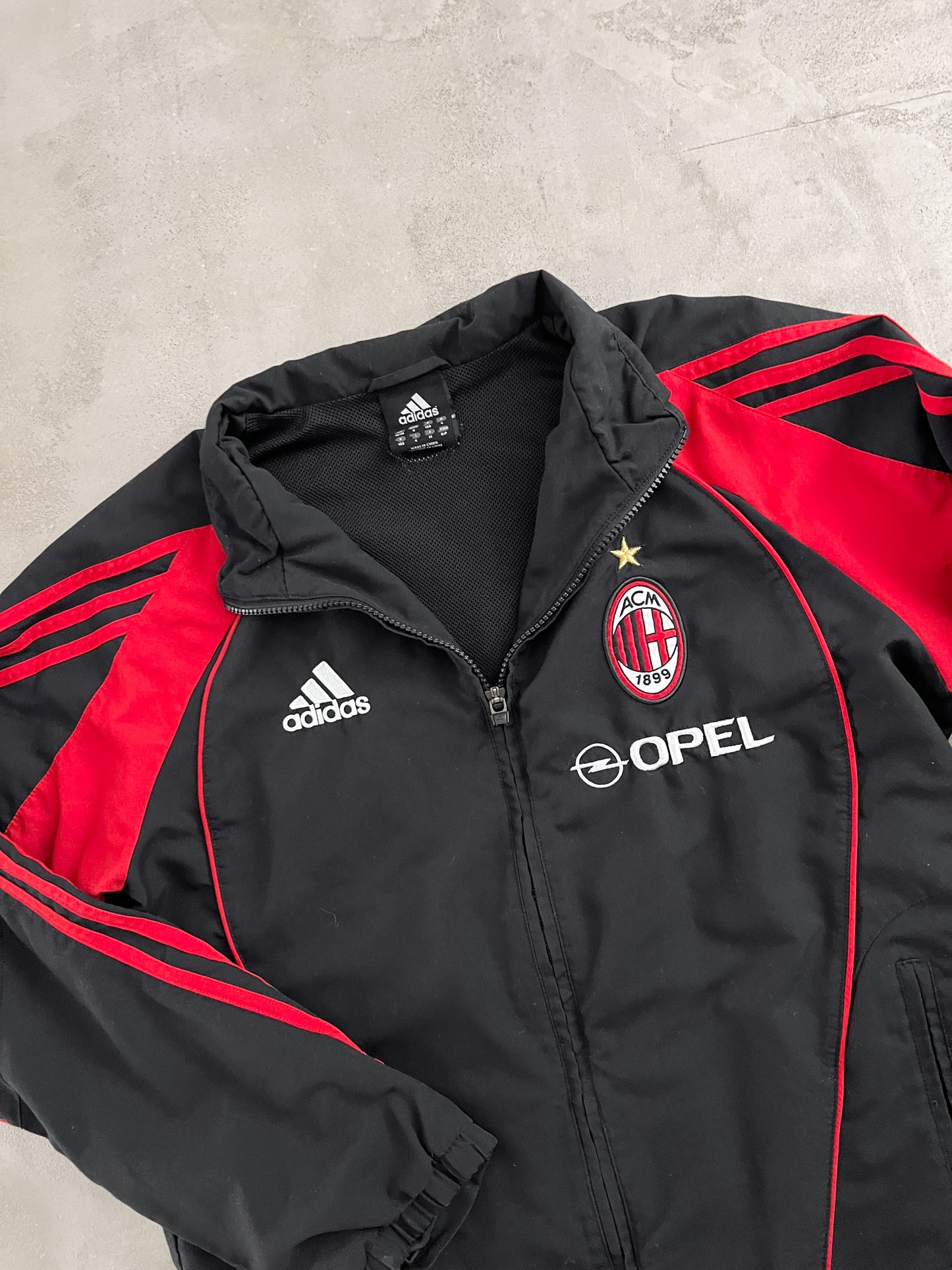 BLACK AC MILAN TRACK JACKET - 2000S - S