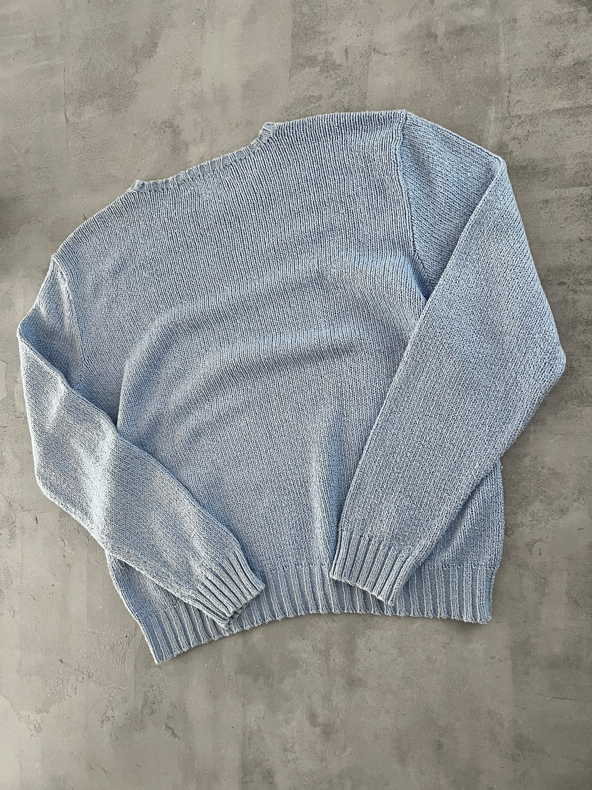 BABY BLUE RALPH LAUREN KNIT - 2000S - L/M