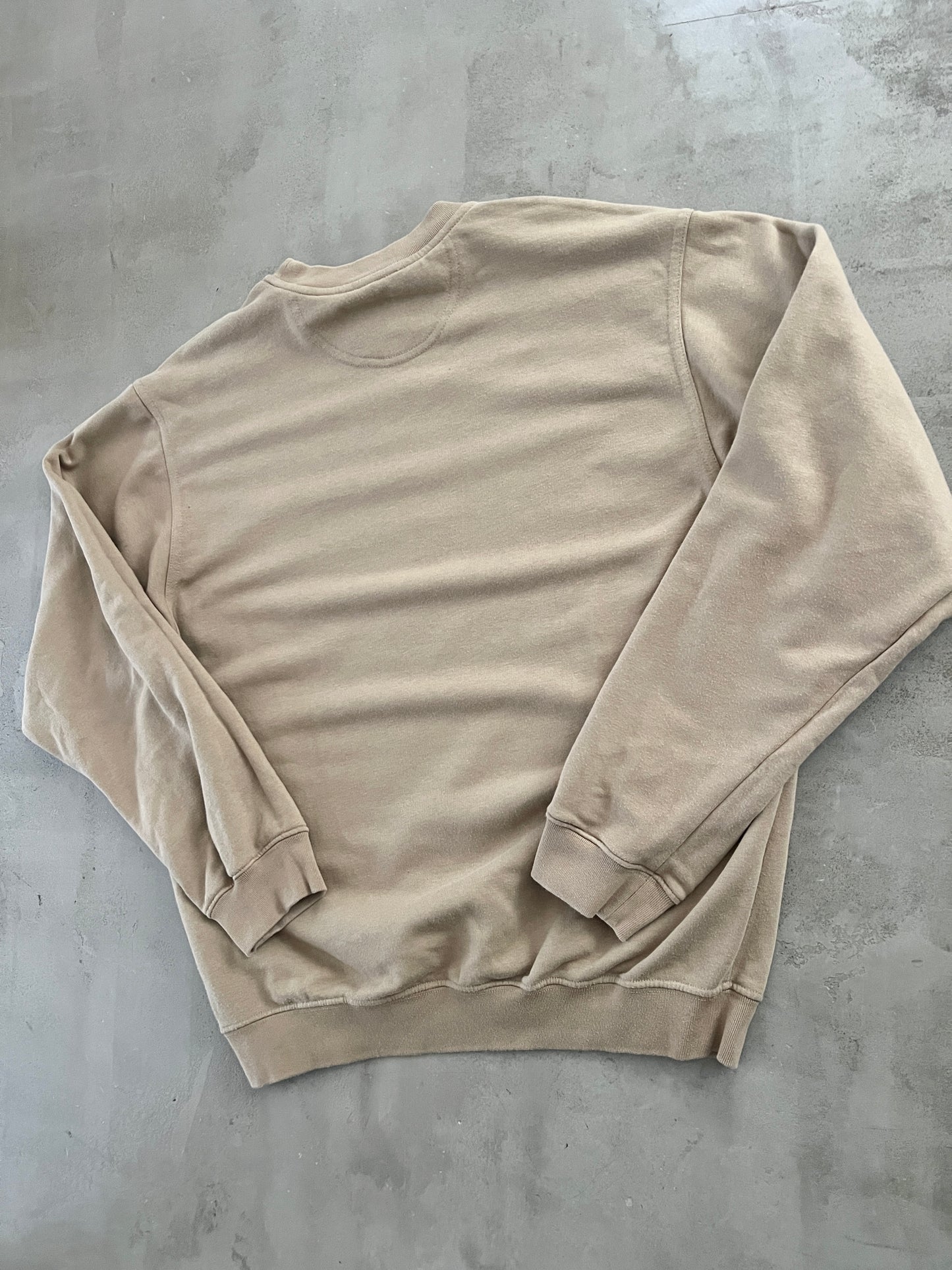 BEIGE NIKE SWEATER - 2000S - M
