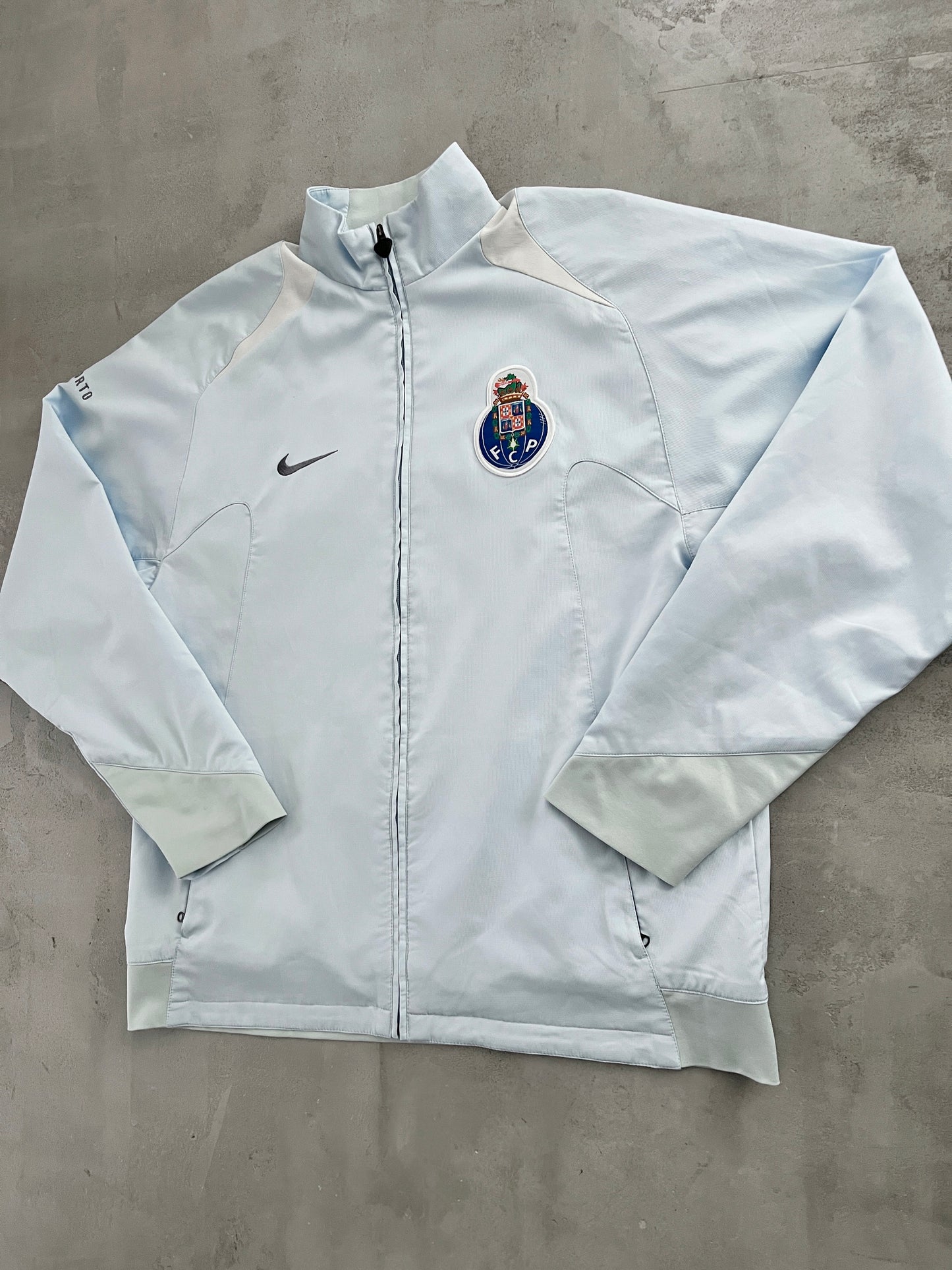 BABY BLUE FC PORTO NIKE JACKET - 2000S - L
