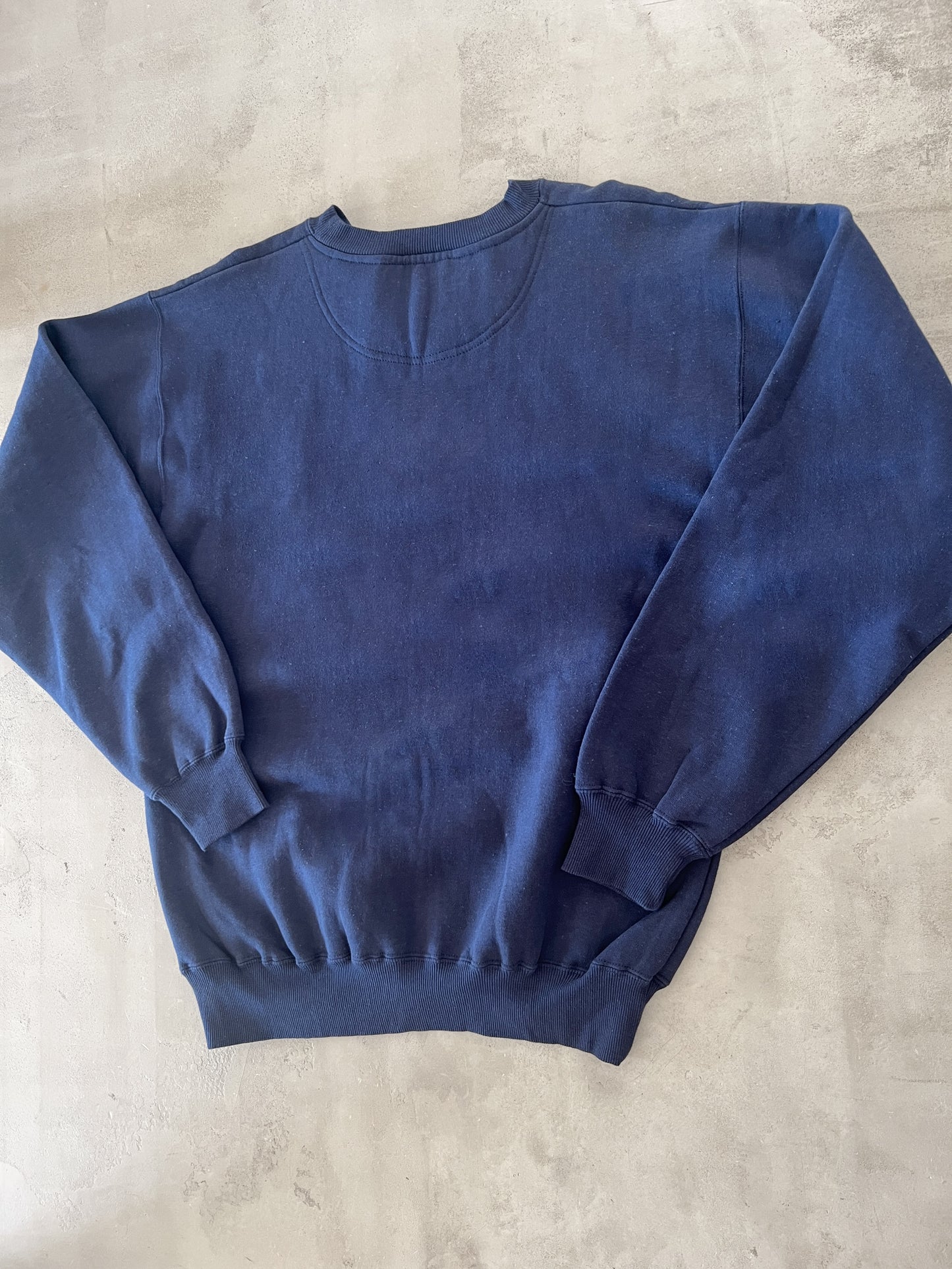 NAVY YANKEES SWEATER - 1990S - L