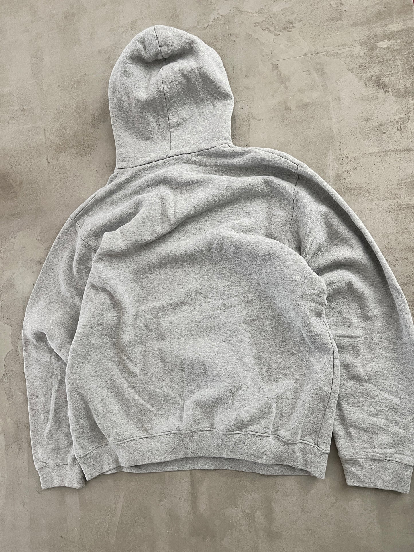 GREY LA LAKERS NIKE HOODIE - 1990S - L