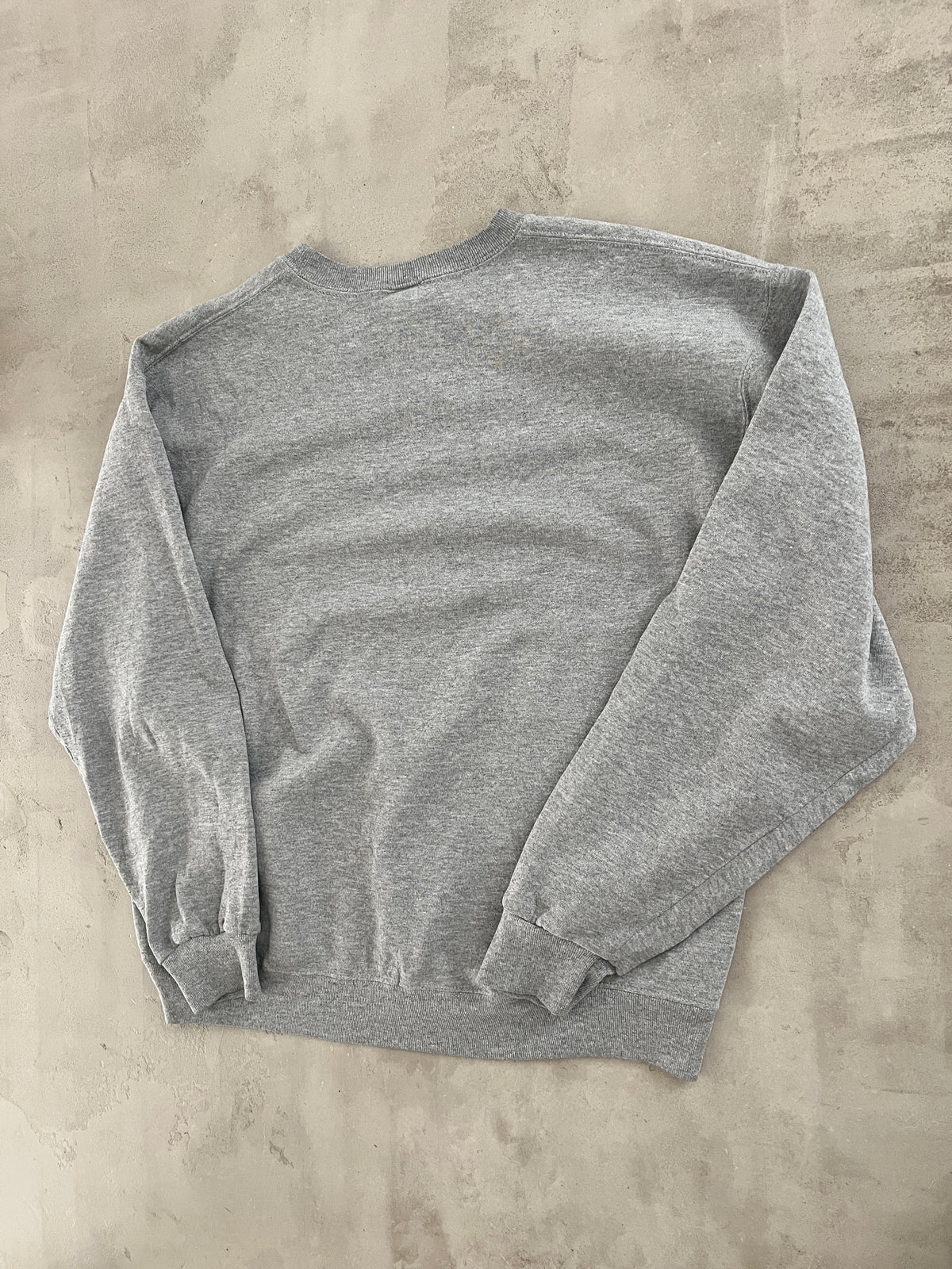 GREY RUSSELL SWEATER - 1990S - L/M