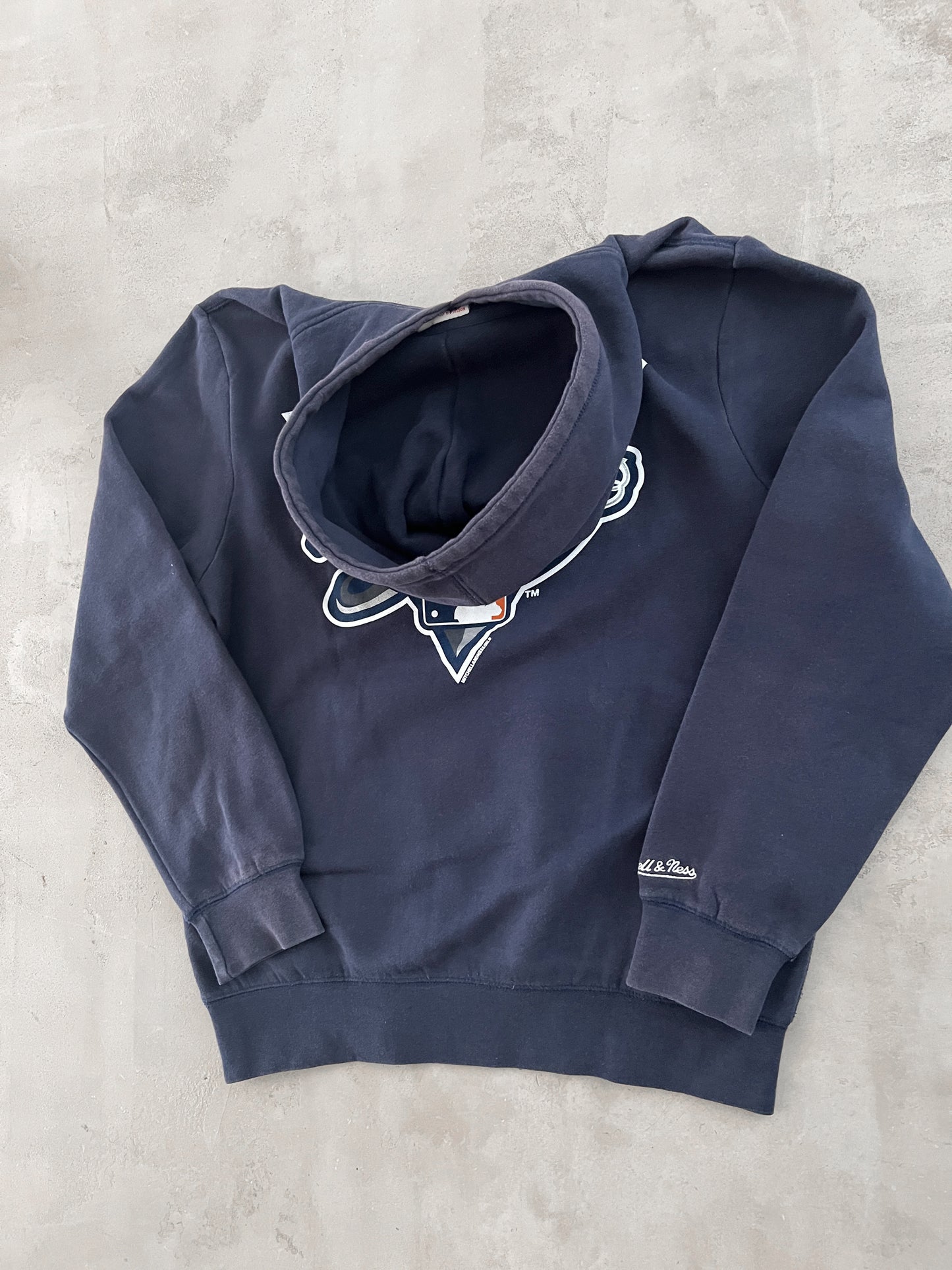 FADED NAVY YANKEES HOODIE - 2000 - M