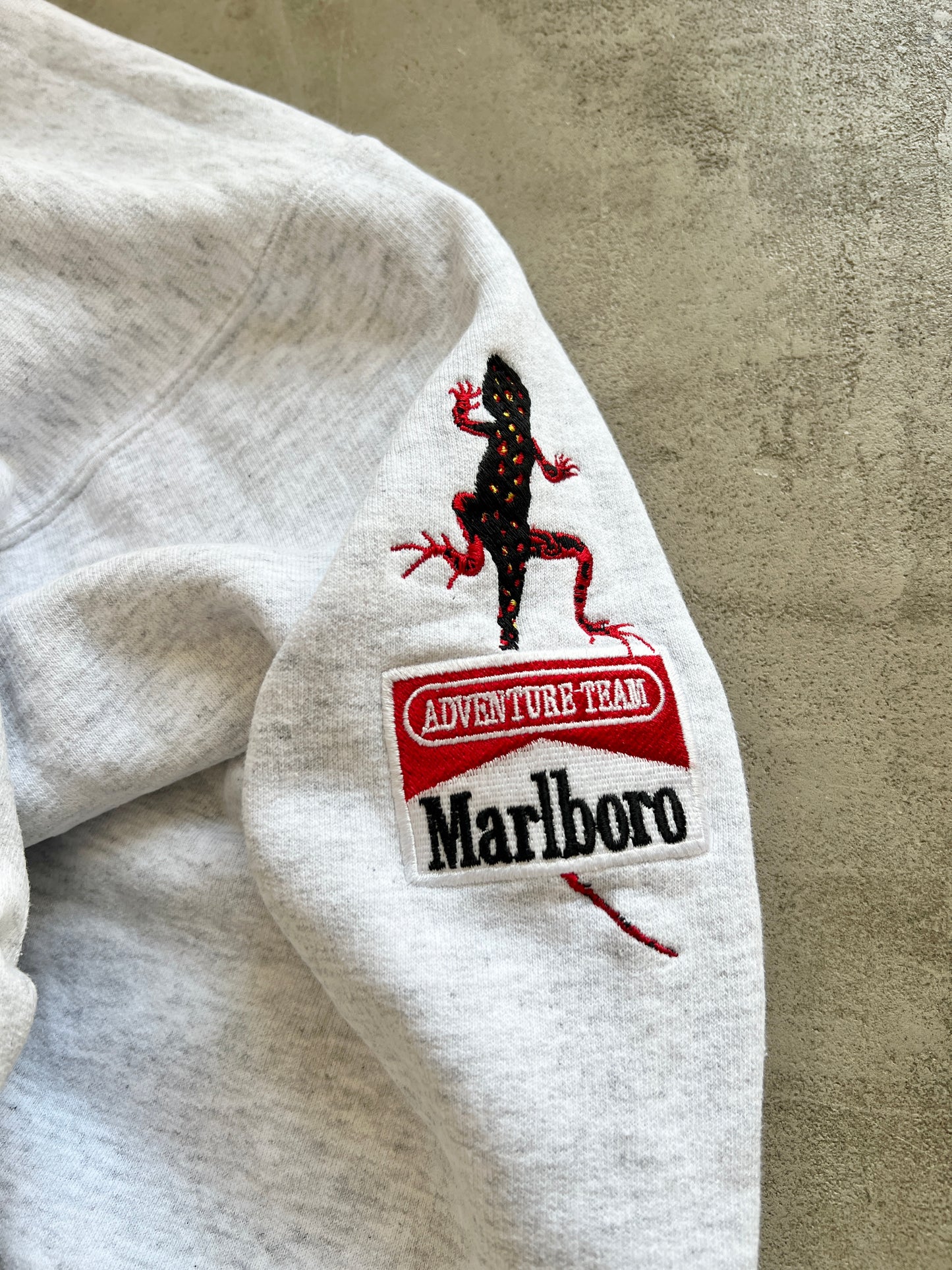 GREY MARLBORO SWEATER - 1990S - L/XL