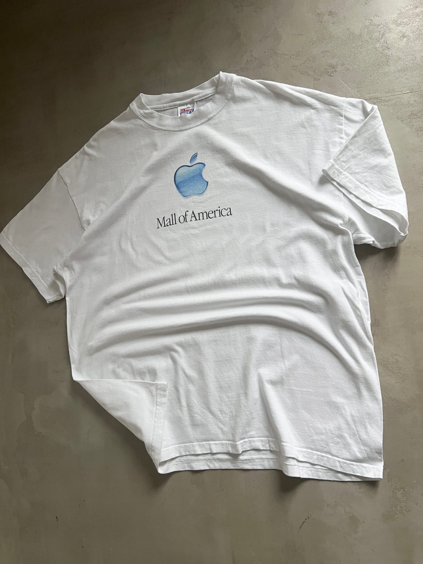 WHITE APPLE PROMO TEE - 2000S - XL