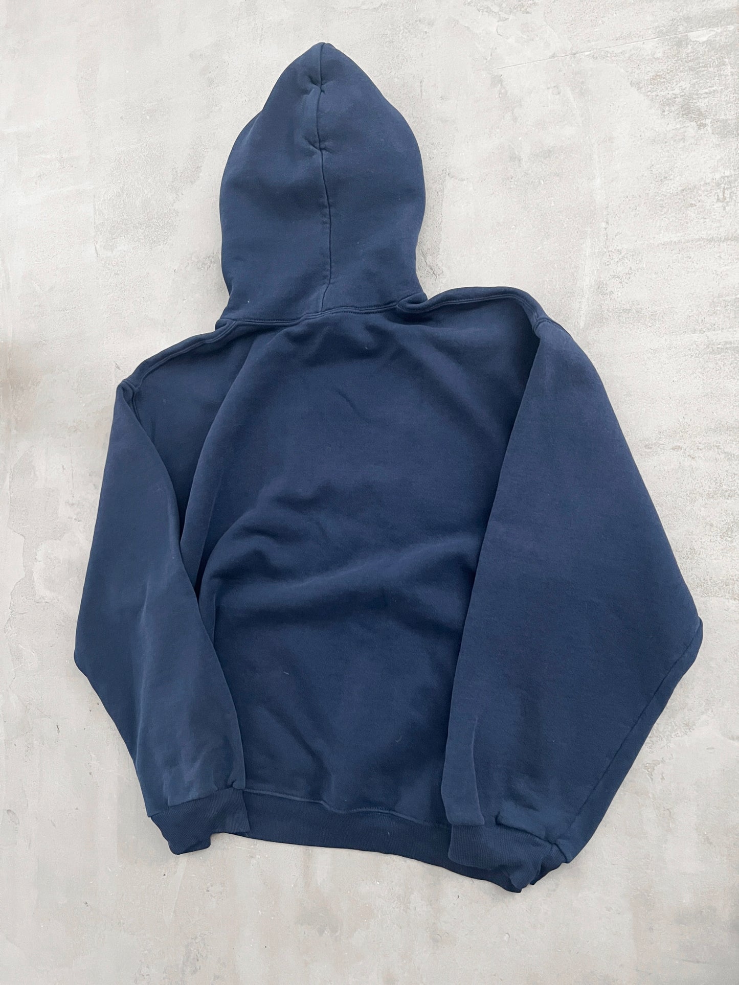 NAVY RUSSELL UNC HOODIE - 1990S - M