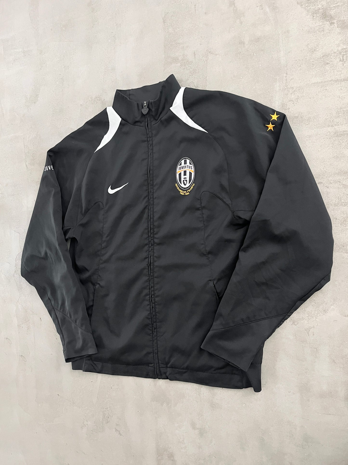 BLACK JUVENTUS NIKE TRACK JACKET - 2000S - M
