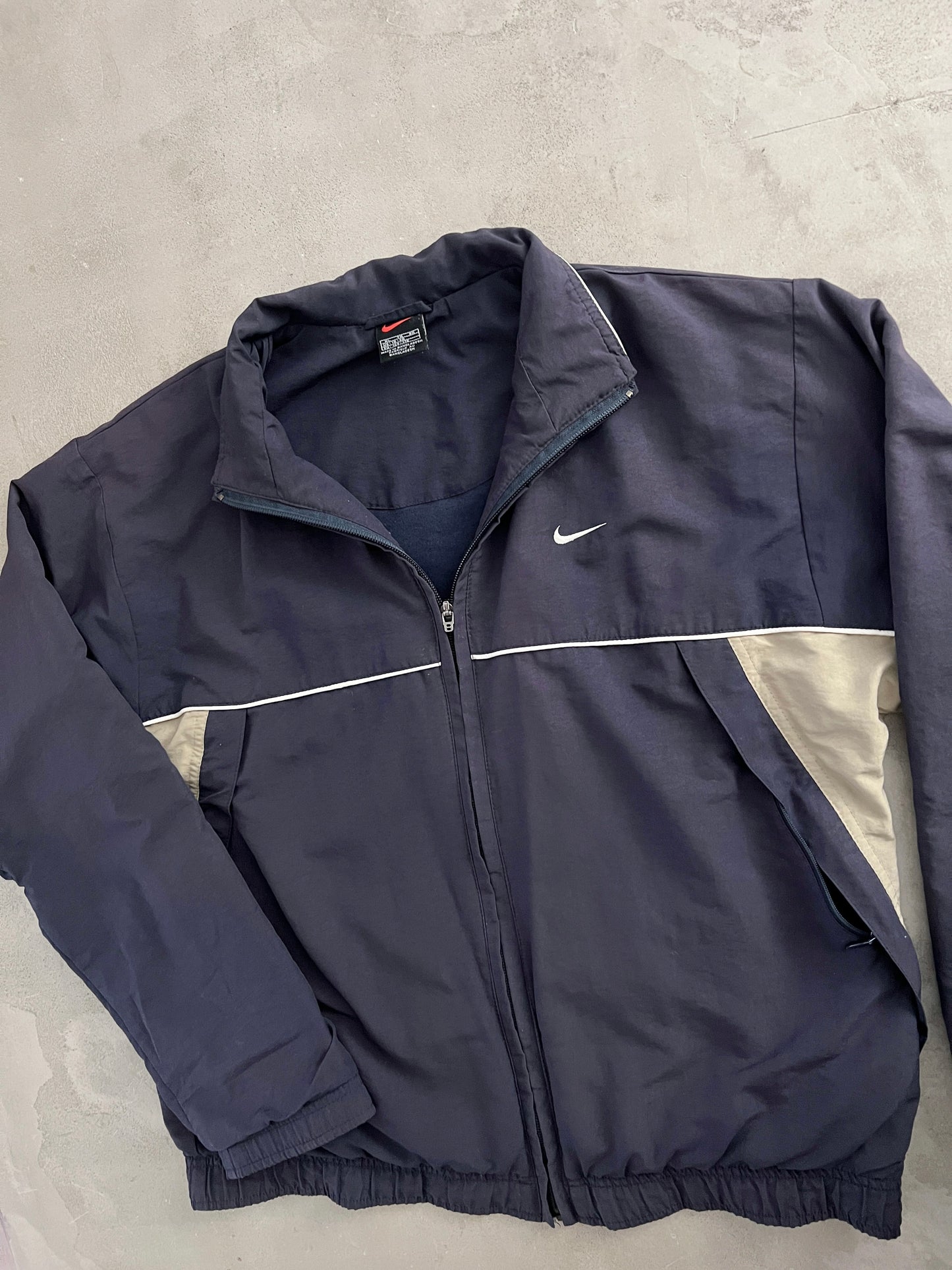FADED NAVY NIKE JACKET - 2000S - S