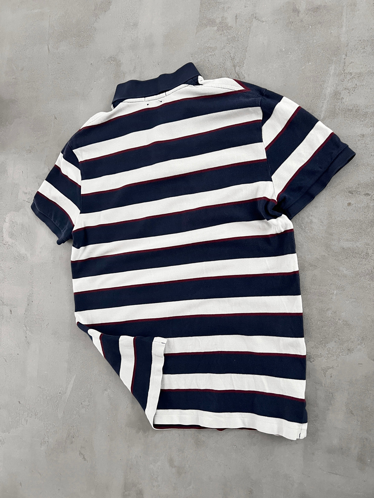 NAVY/WHITE RALPH LAUREN POLO - 2000S - M/S