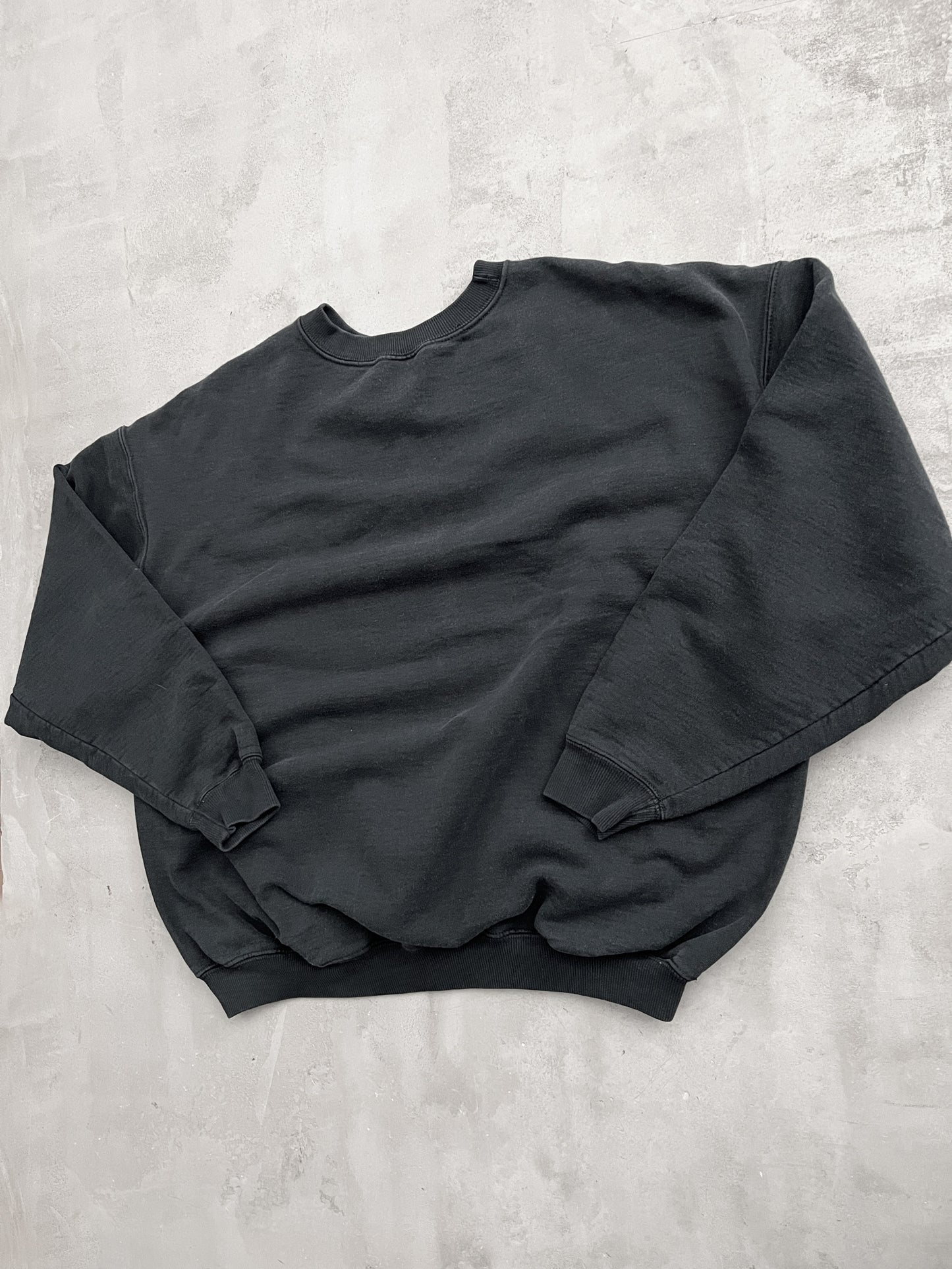 BLACK ROLLS ROYCE SWEATER - 1990S - L/XL