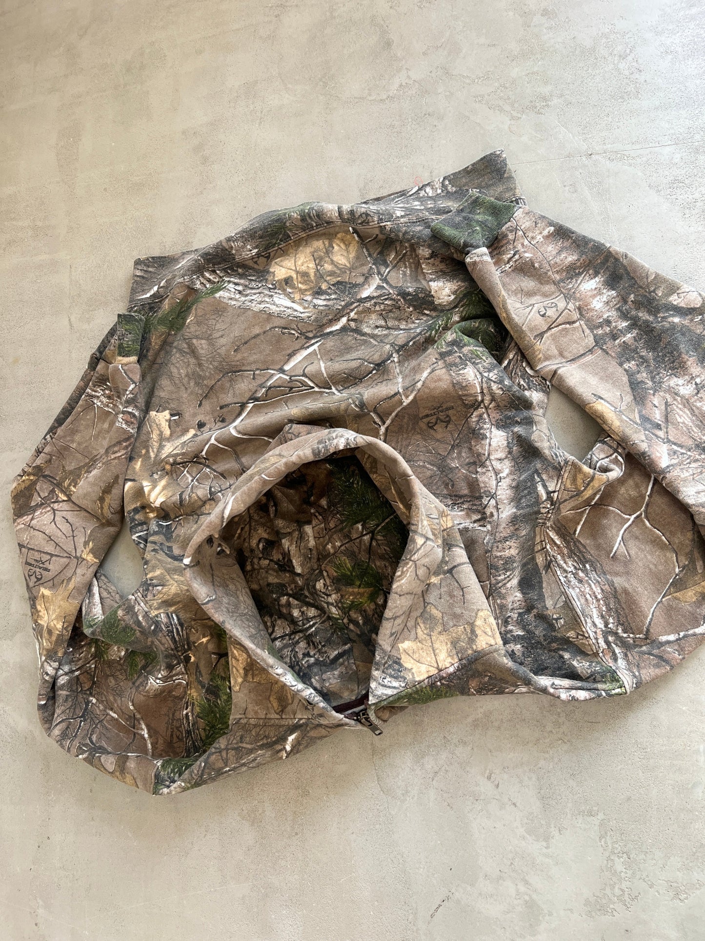 REALTREE RUSSELL ZIP UP HOODIE - 2000S - L