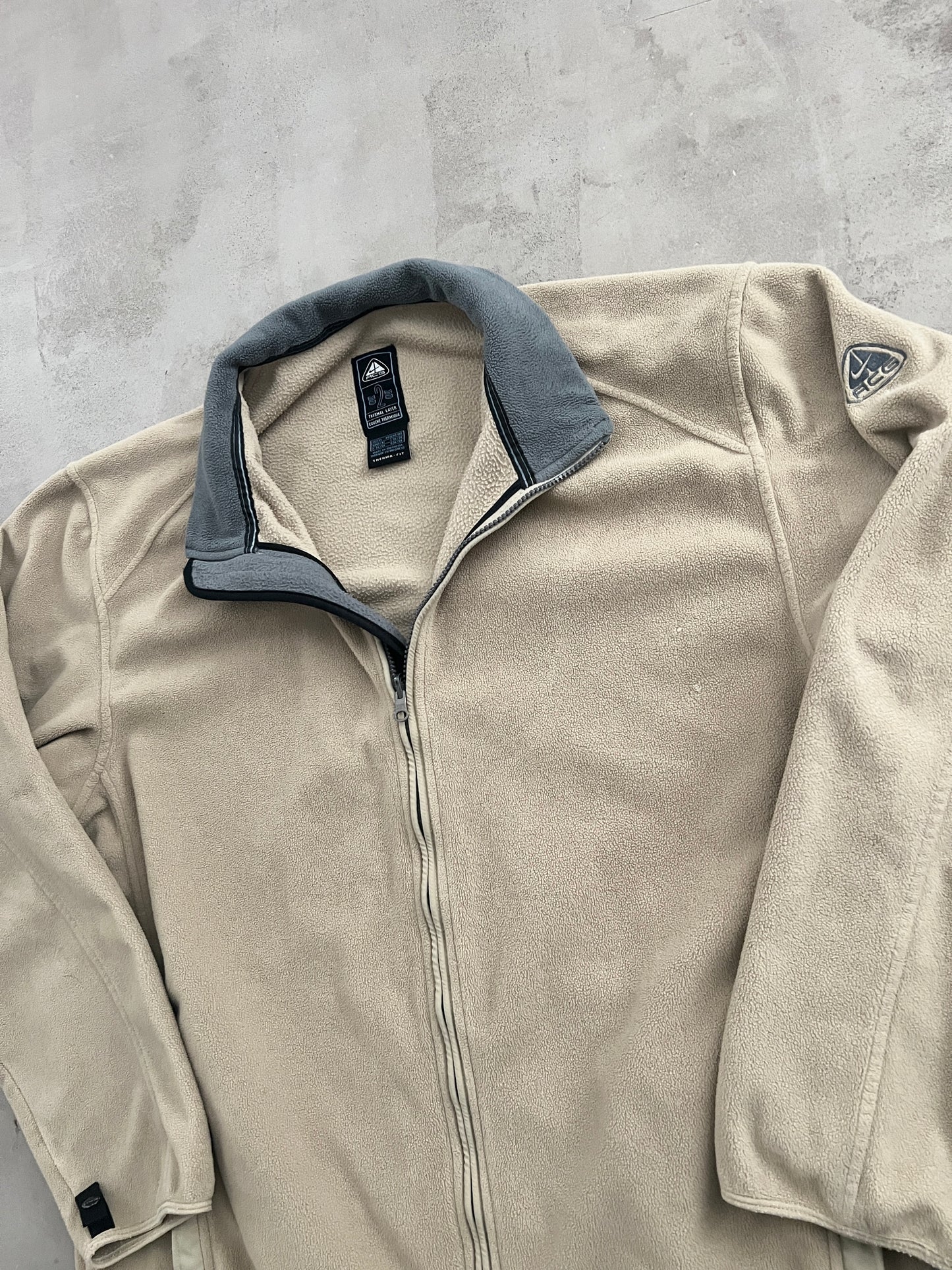 BEIGE NIKE ACG FLEECE - 2000S - XL