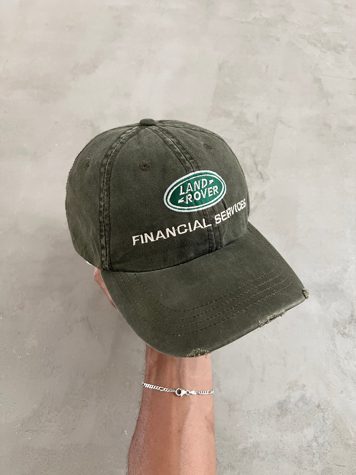 KHAKI LAND ROVER CAP - 2000S