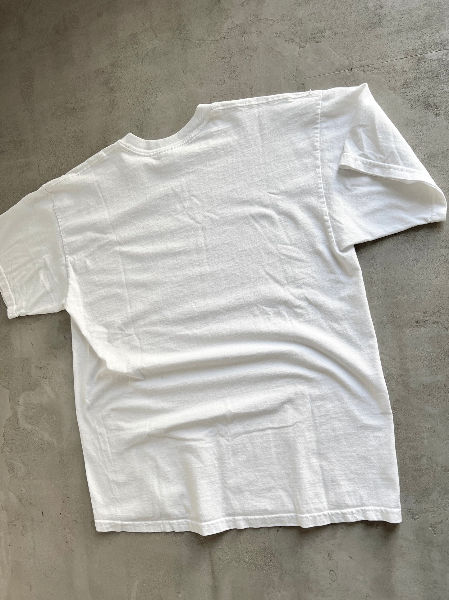 WHITE SONY PROMO TEE - 2000S - XL