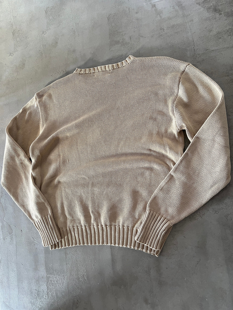 BEIGE RALPH LAUREN KNIT - 2000S - M