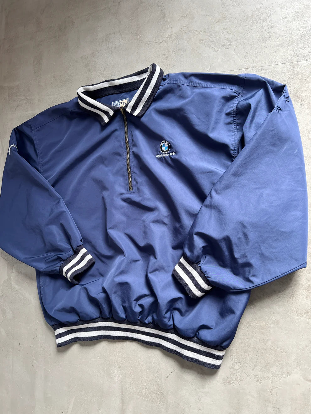 NAVY BMW GOLF HALFZIP - 2000S - XL