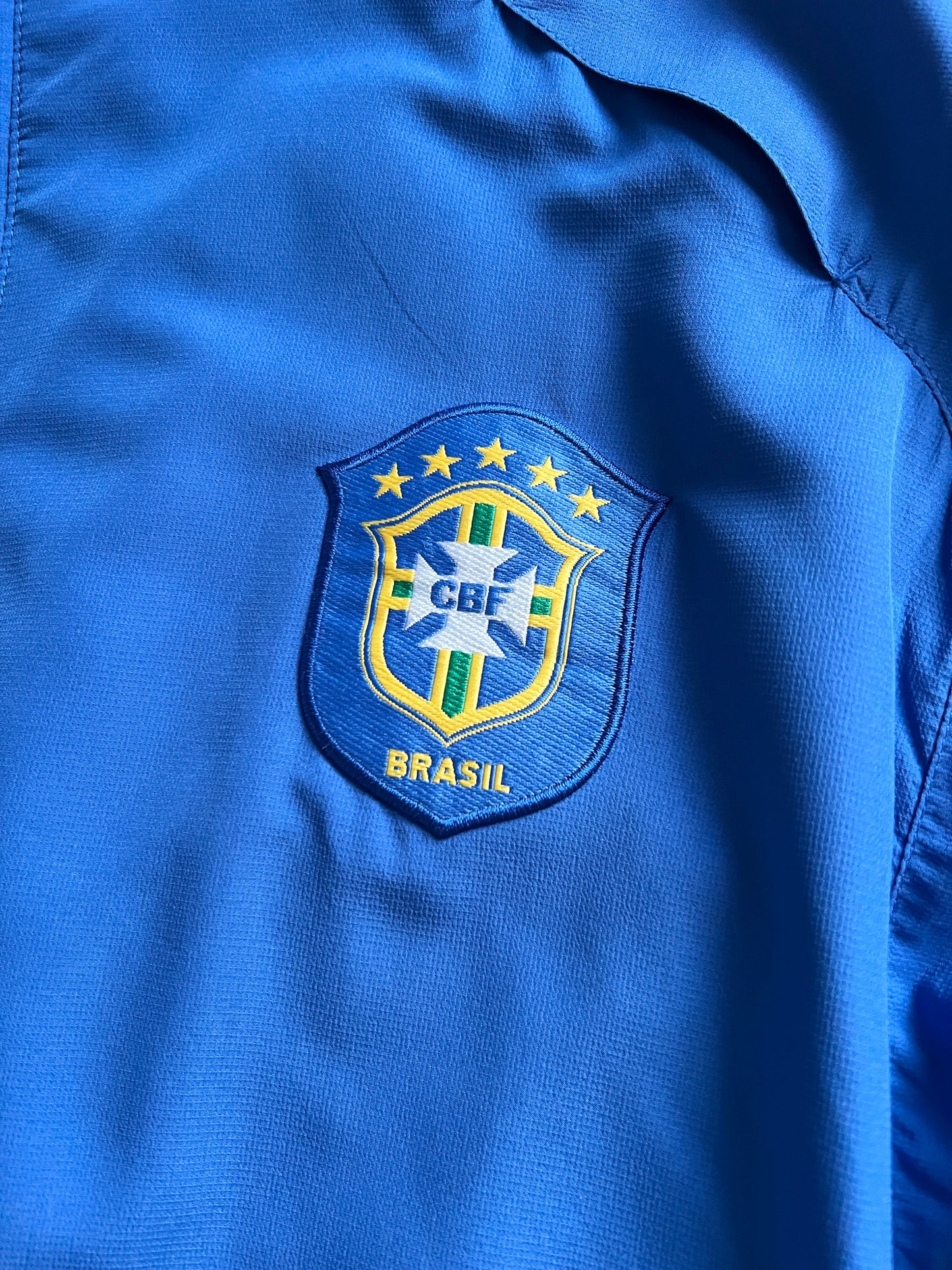 BLUE BRAZIL NIKE TRACK JACKET - 2000S - M