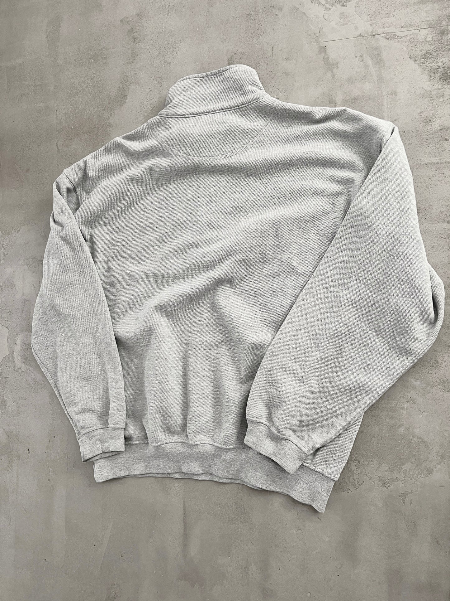 GREY LANCIA PROMO HALFZIP - 1990S - L/M