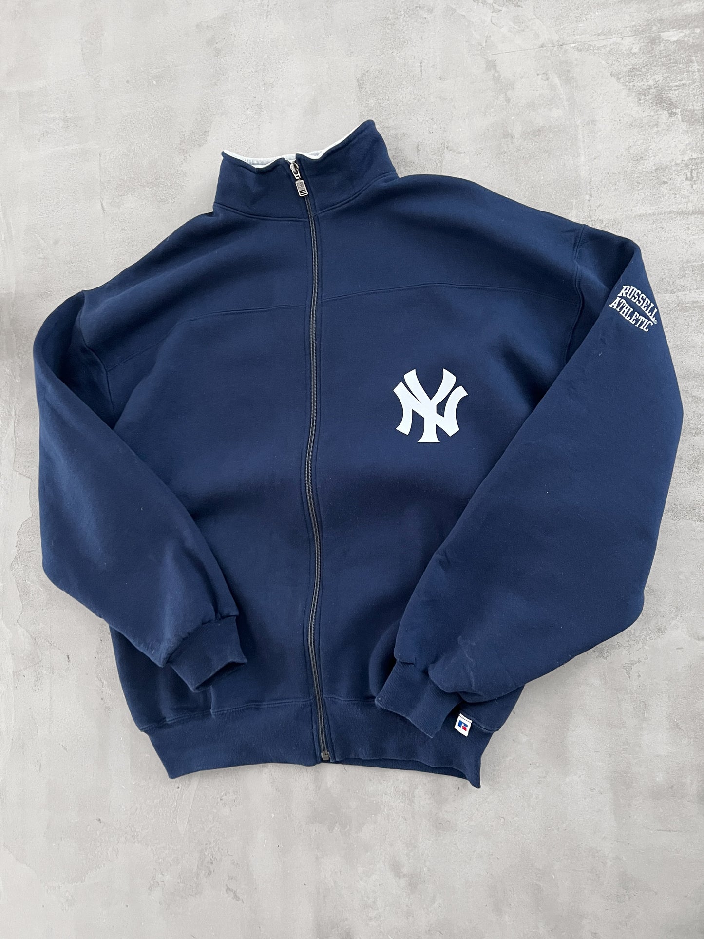 NAVY YANKEES RUSSELL JACKET - 1990S - XL/XXL