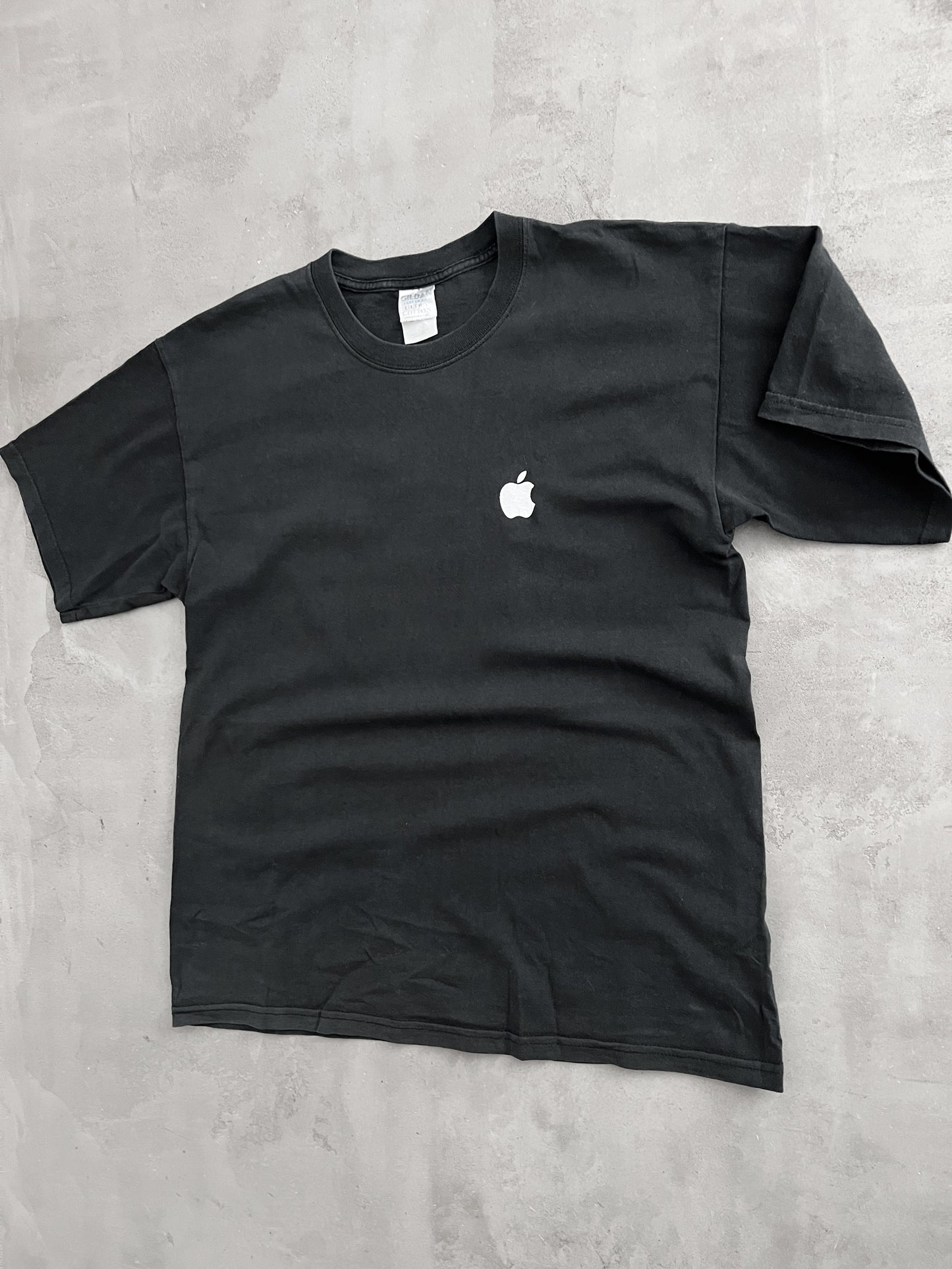 BLACK APPLE X PROMO TEE - 2000S - L