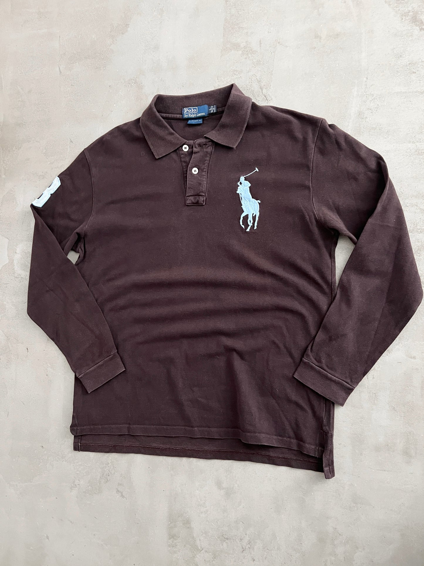 MOCHA RALPH LAUREN LONGSLEEVE - 2000S - M