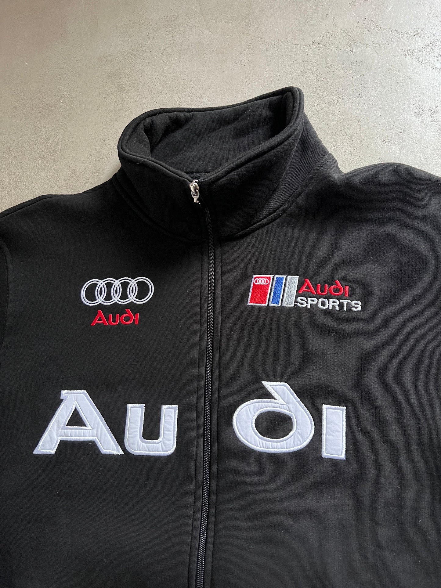 BLACK AUDI JACKET - 2000S - L/XL