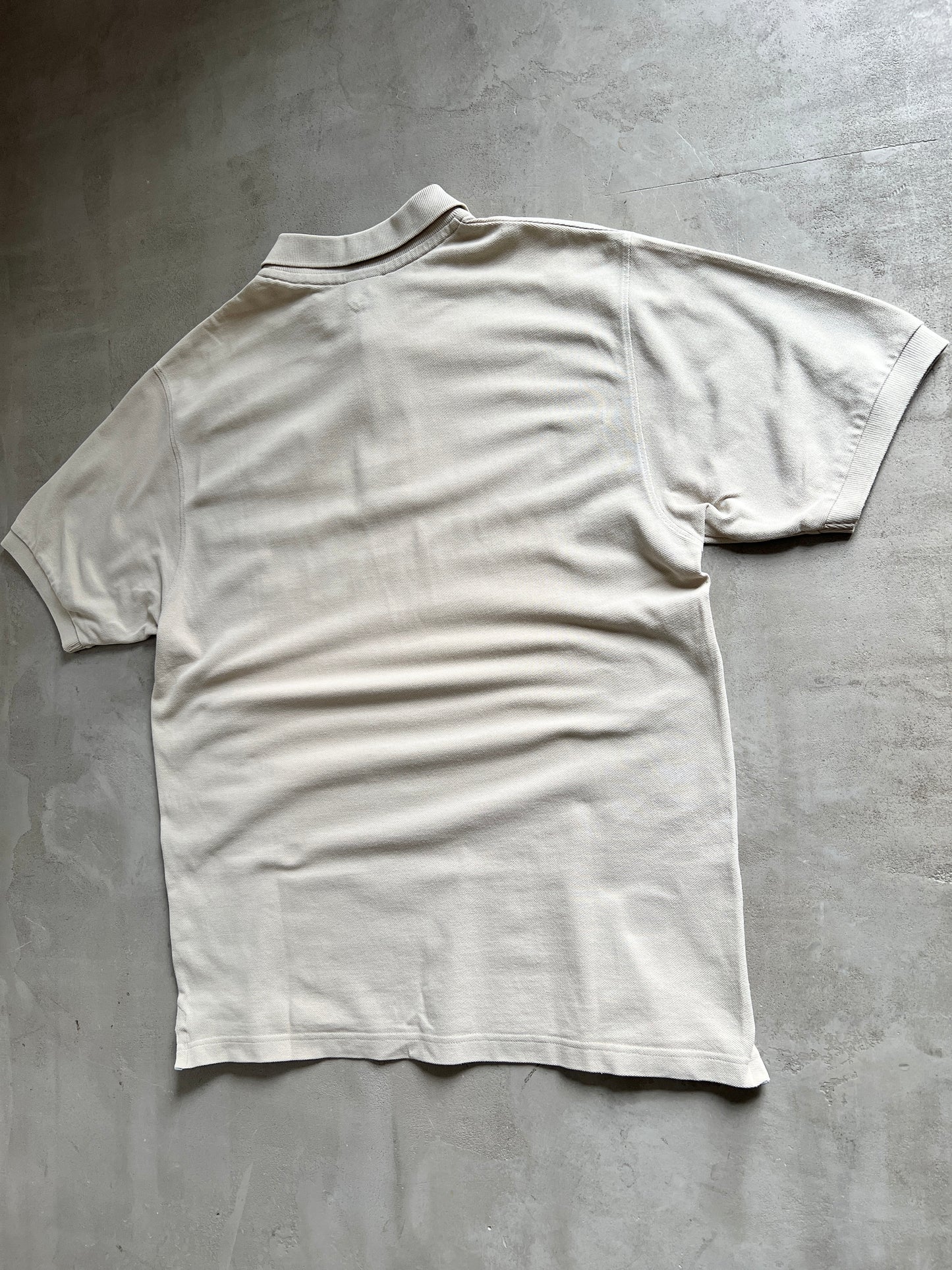 BEIGE NIKE POLO - 2000S - XL