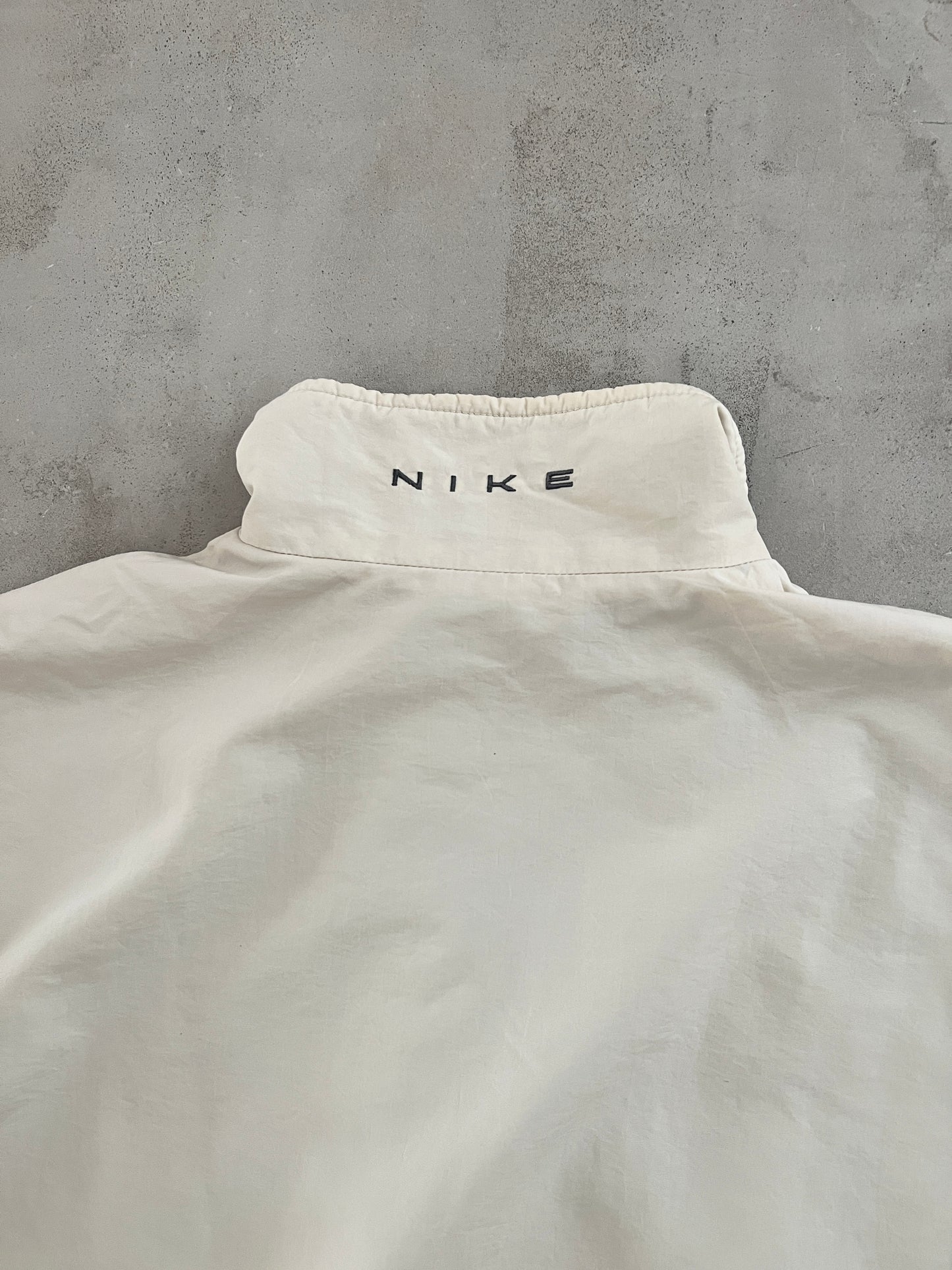CREME NIKE TRACK JACKET - 1990S - M