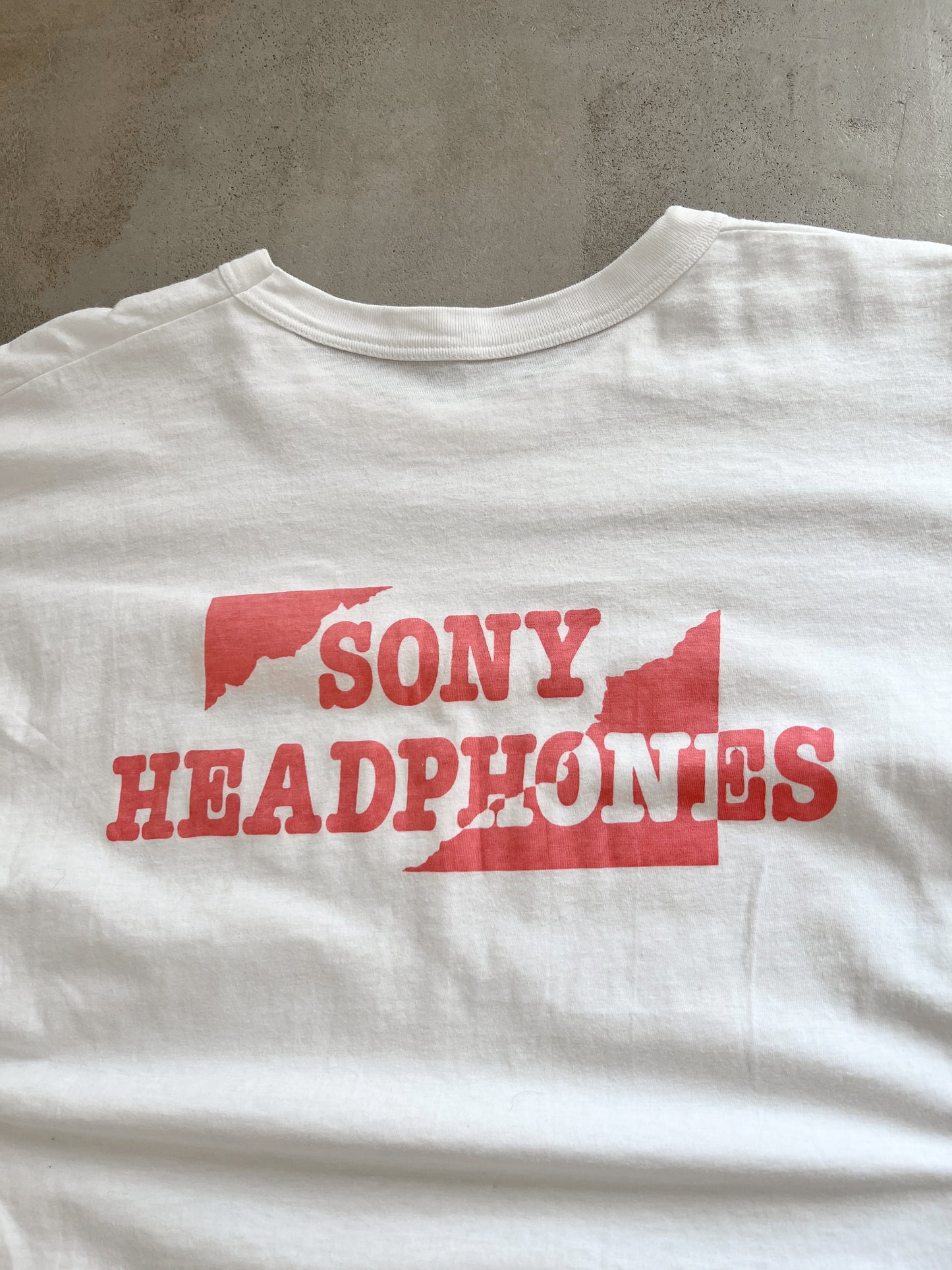 WHITE SONY TEE - 2000S - S/M