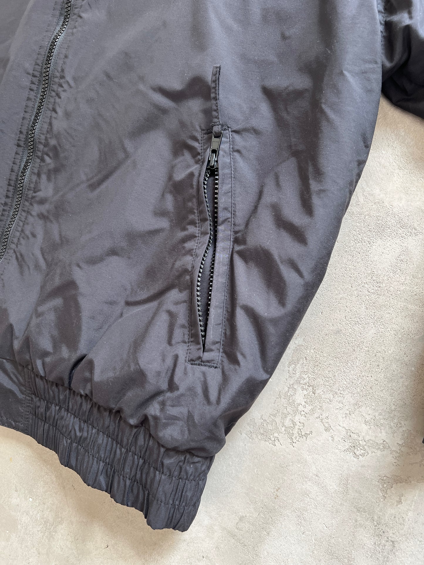 BLACK NOKIA JACKET - 1990S - XL/L