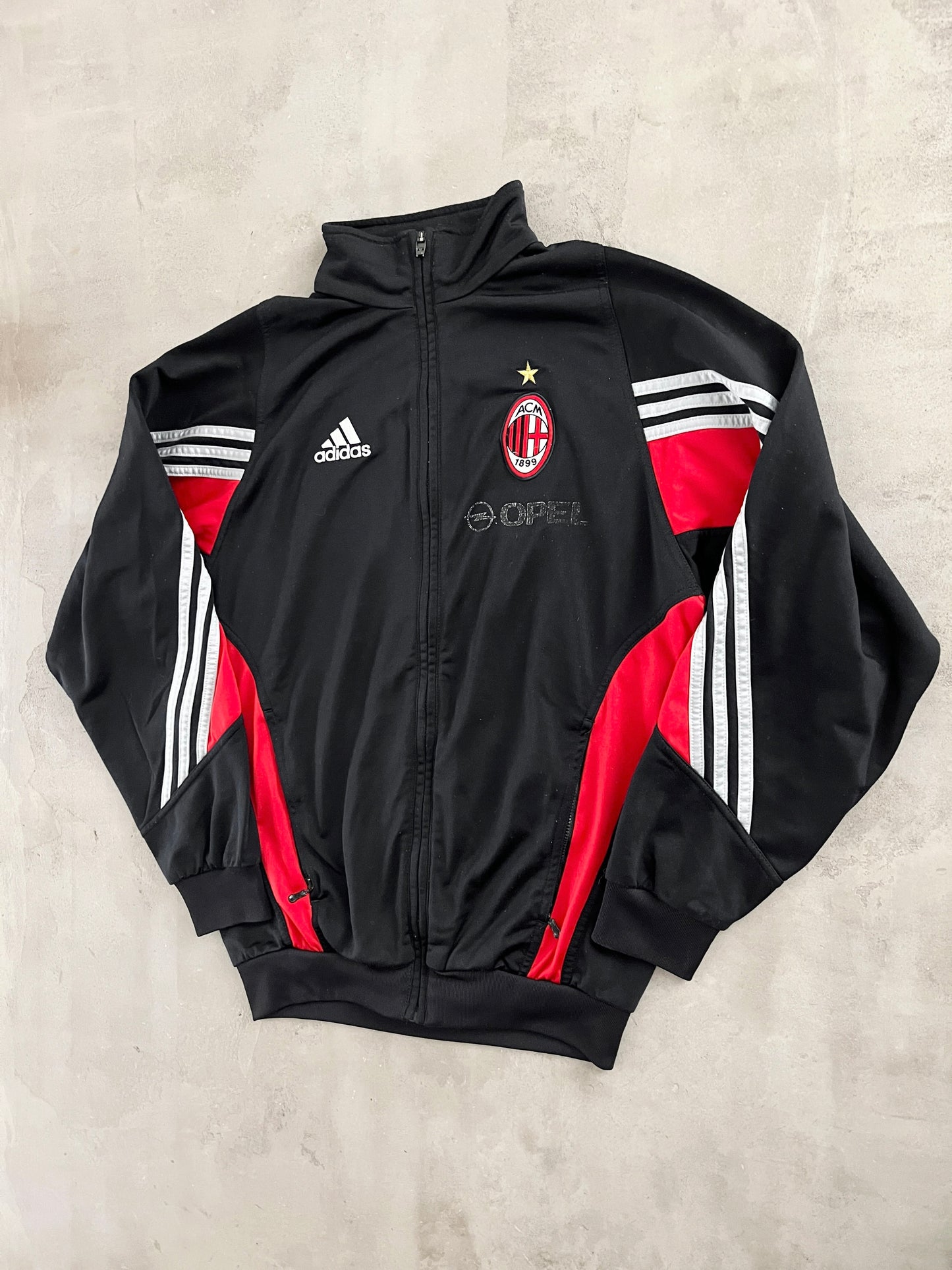 BLACK AC MILAN TRACK JACKET - 2000S - S